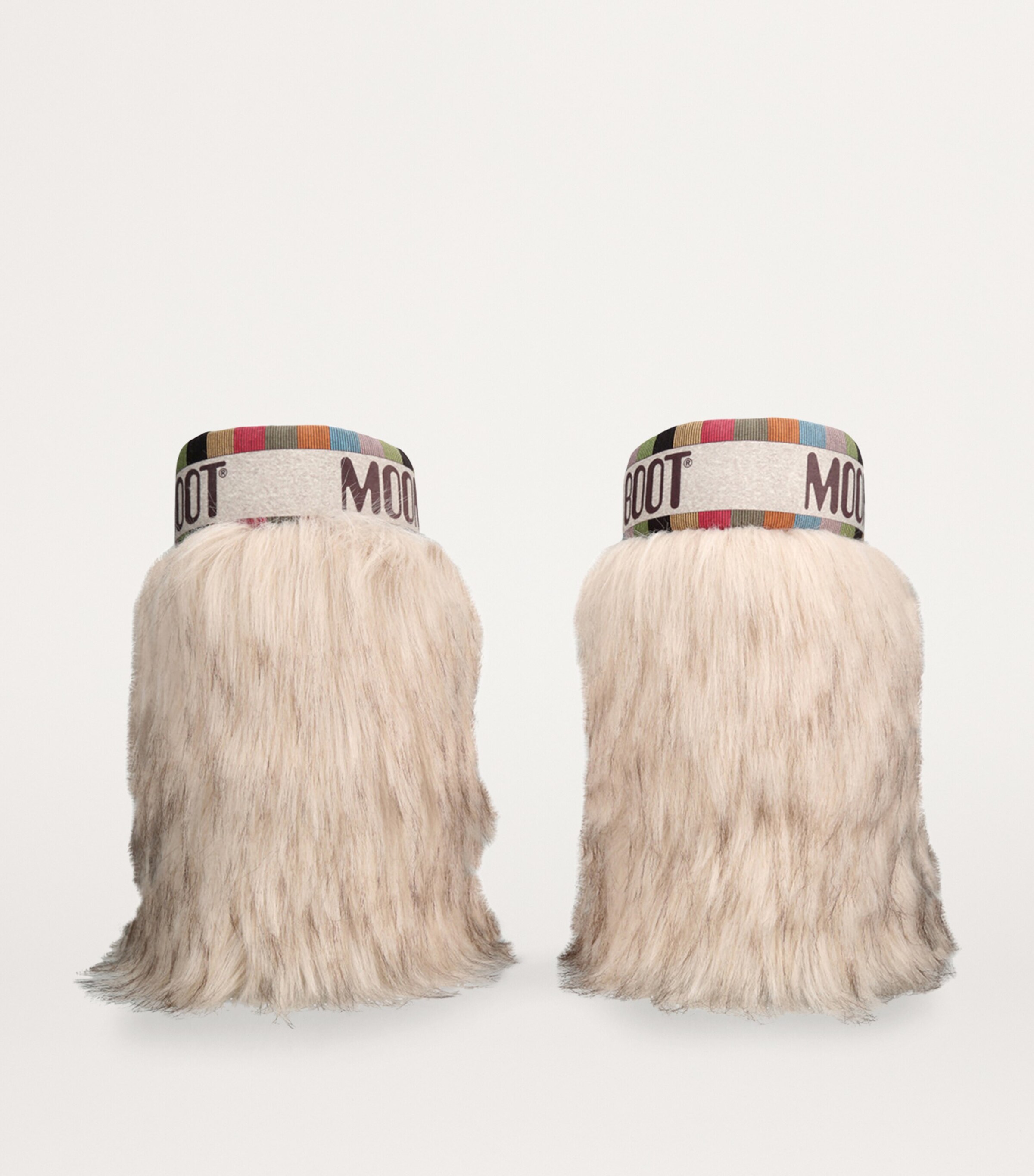 Faux Fur Icon Yeti Moon Boots BEIGE Image 2