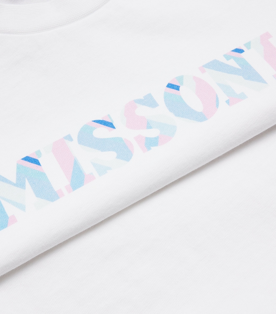 Missoni Kids Cotton Logo T-Shirt (4-14 Years) Image 3