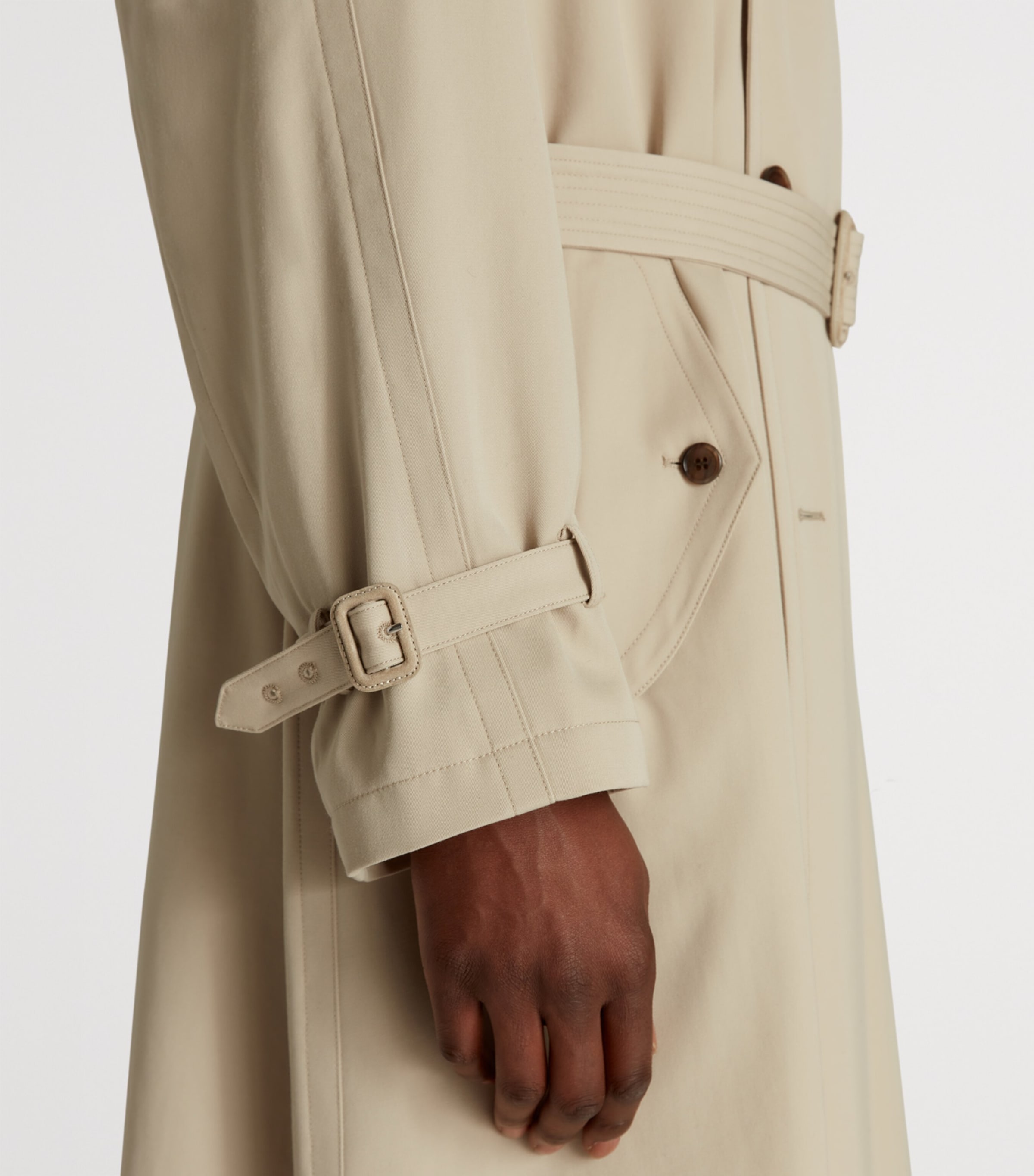 Wool Trench Coat 272WARM BEIGE Image 6