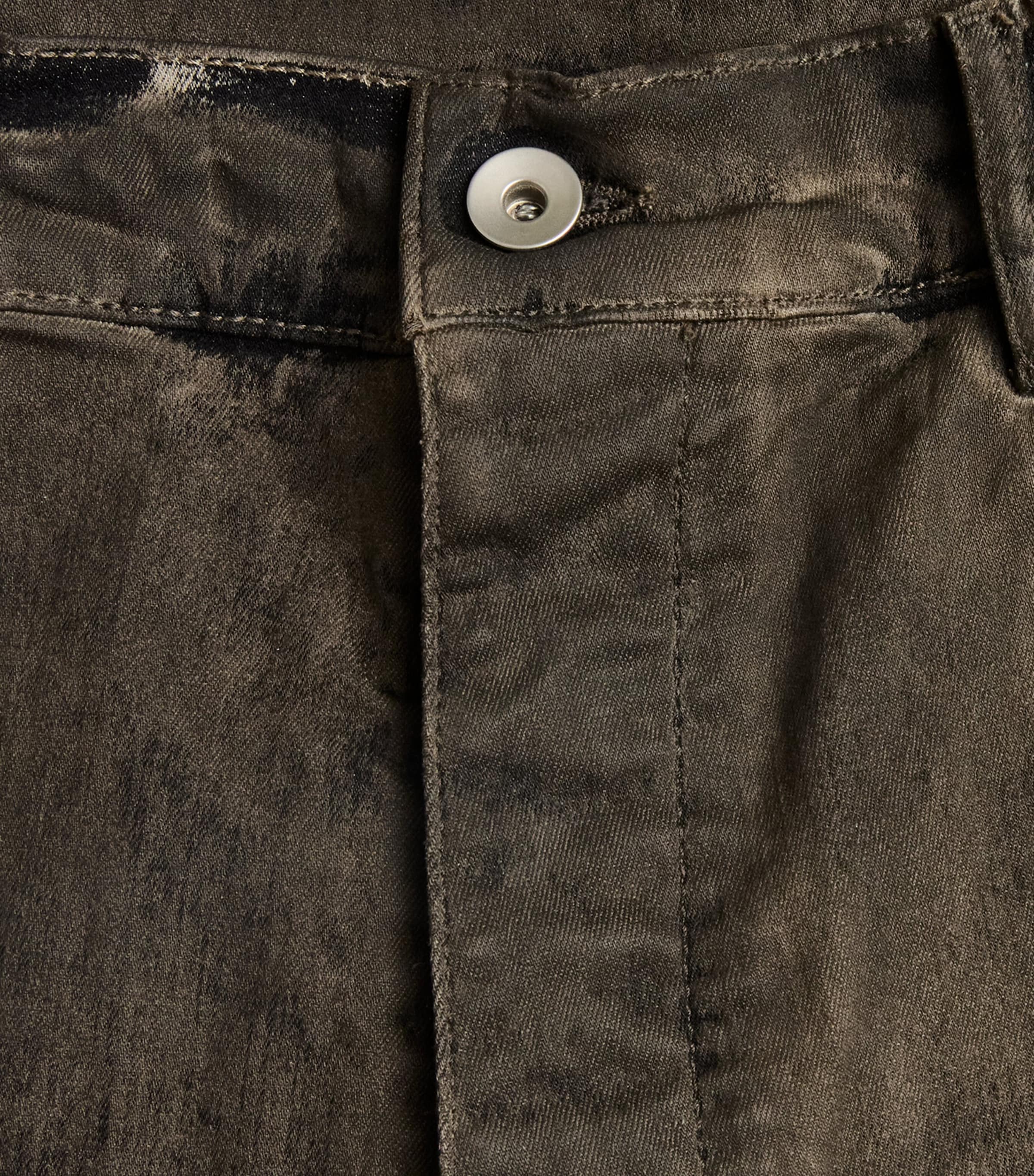 Rick Owens Mens Bolan Bootcut Jeans Dust Image 6