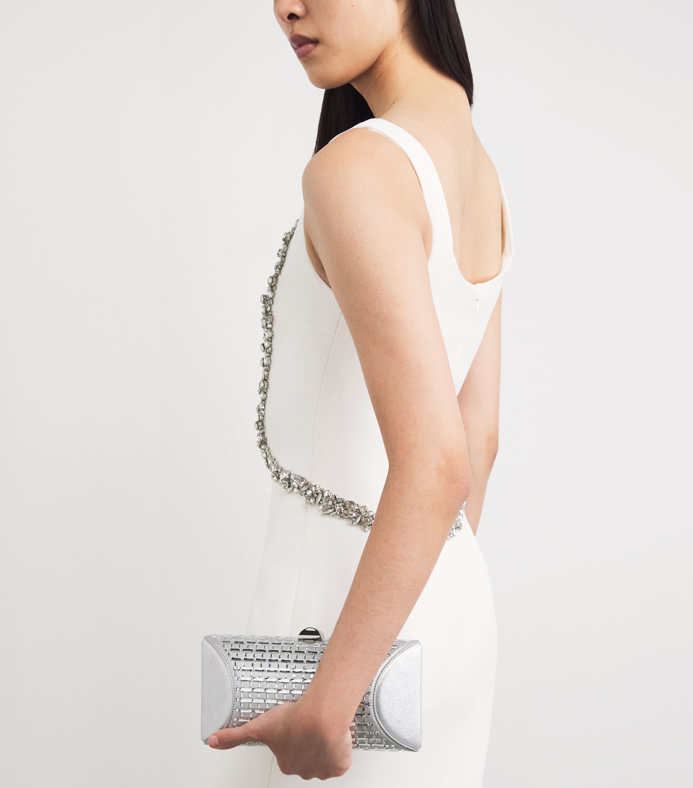 Crystal-Embellished Riley Gown IVORY WITH CRYSTAL Image 4