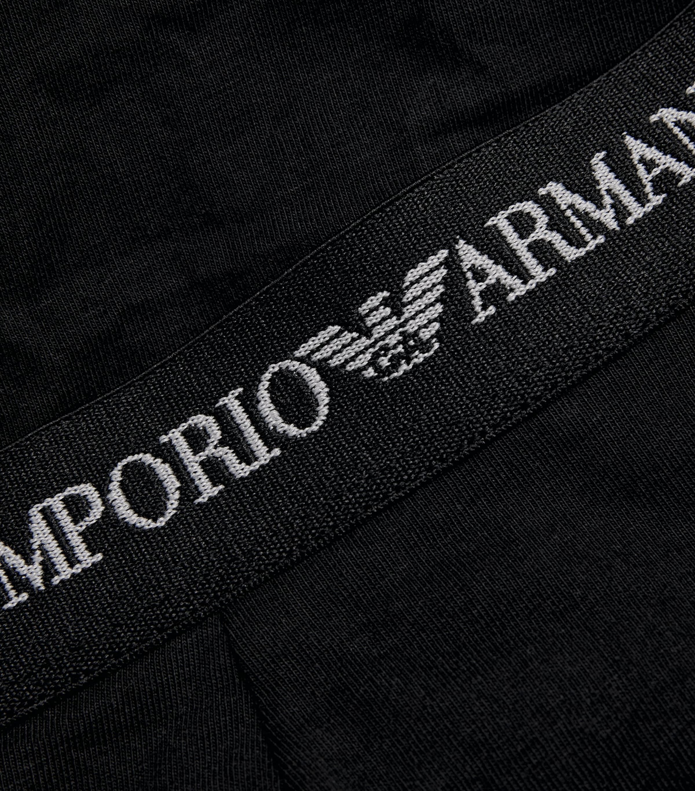 Stretch-Cotton Logo Trunks (Pack Of 3) MC061 BLACK Image 5