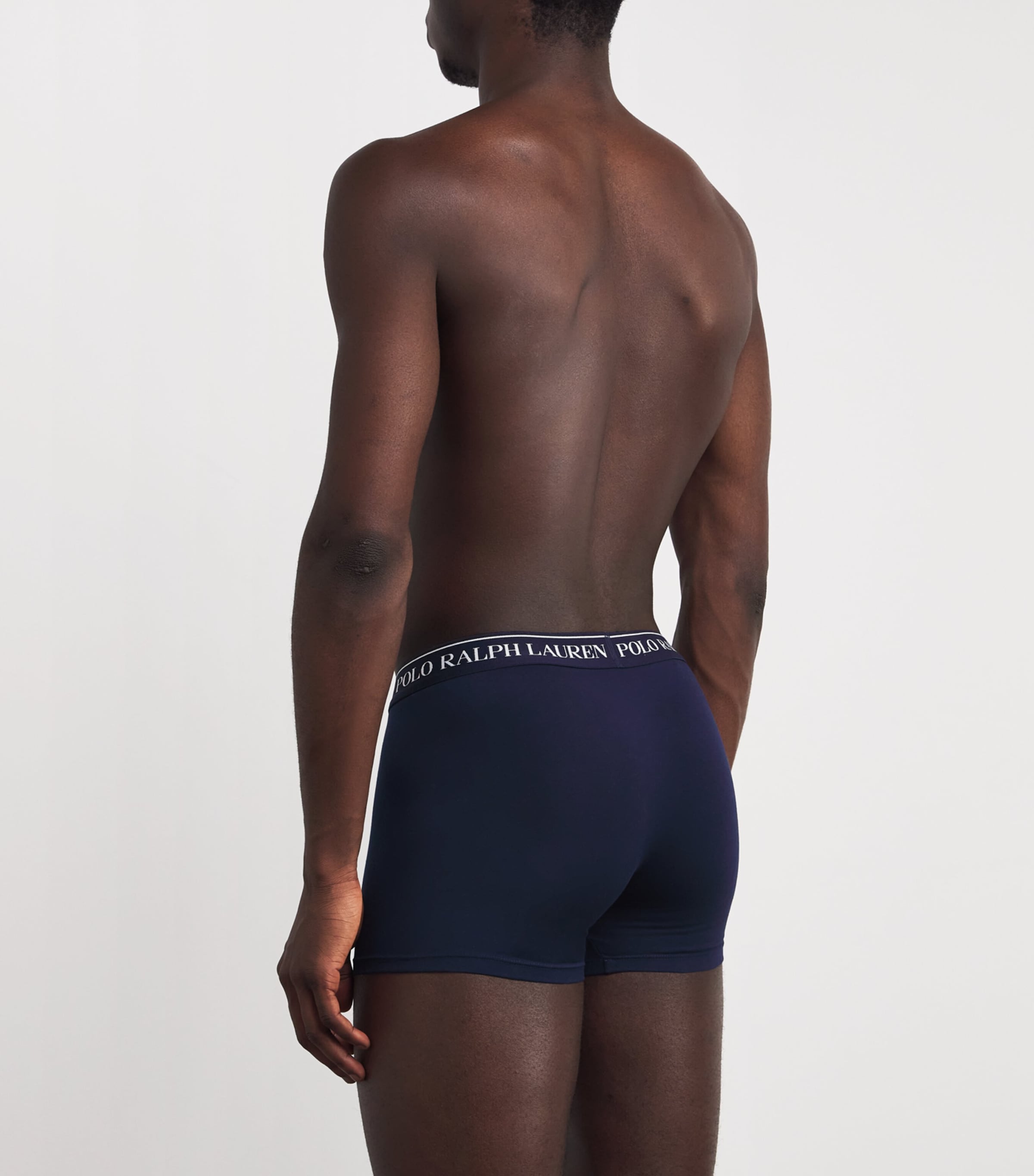 Stretch-Cotton Classic Trunks (Pack of 3) 3PK NVY/FD MINT/LAVN Image 3