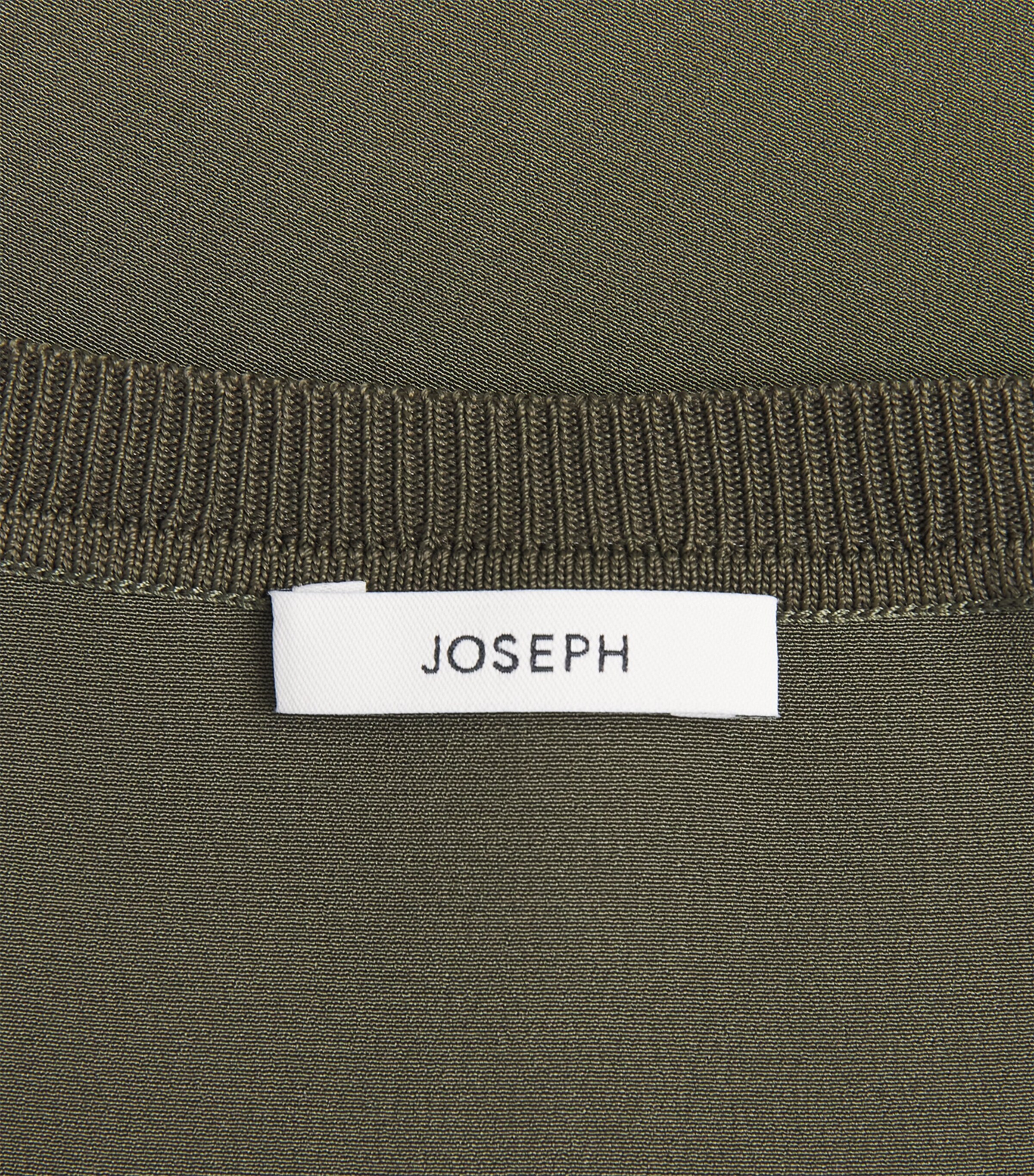 Joseph Womens Silk Crepe Rubin Blouse Palm Leaf Image 5