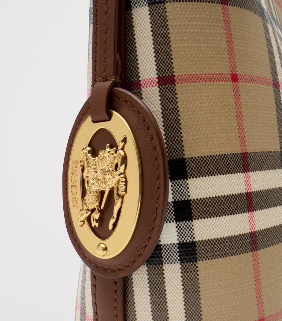 Burberry Small Check Shoulder Bag Archive Beige Image 5