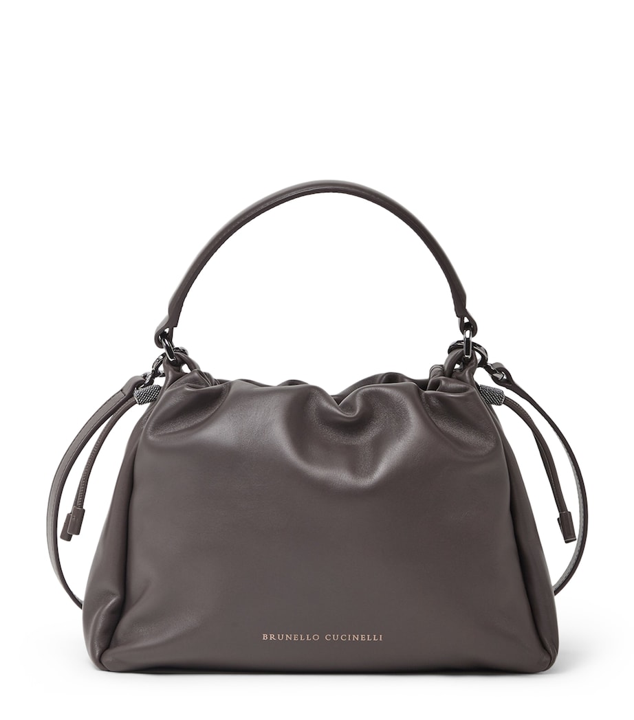 Small Leather Mellow Bucket Bag C8279 Image 1