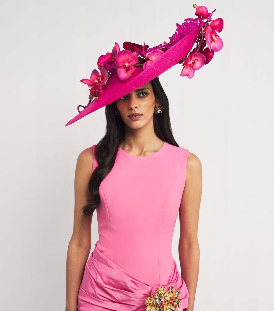 Gin Fizz Hat Fascinator FUCHSIA Image 1