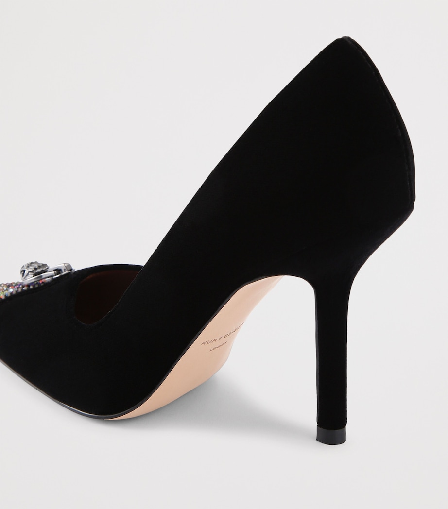 Velvet Zip Pumps BLK/OTHER Image 2