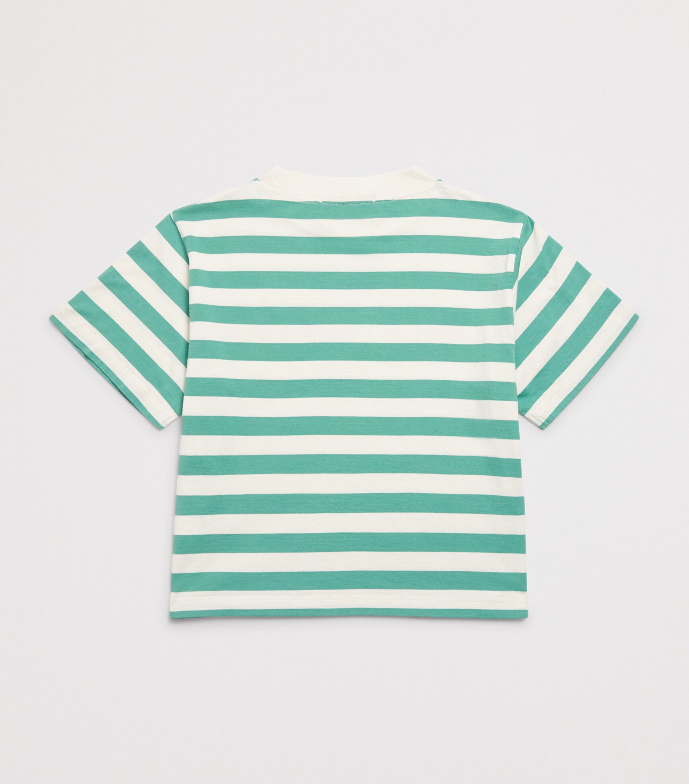 Bobo Choses Cotton Stripe T-Shirt Offwhite Image 2