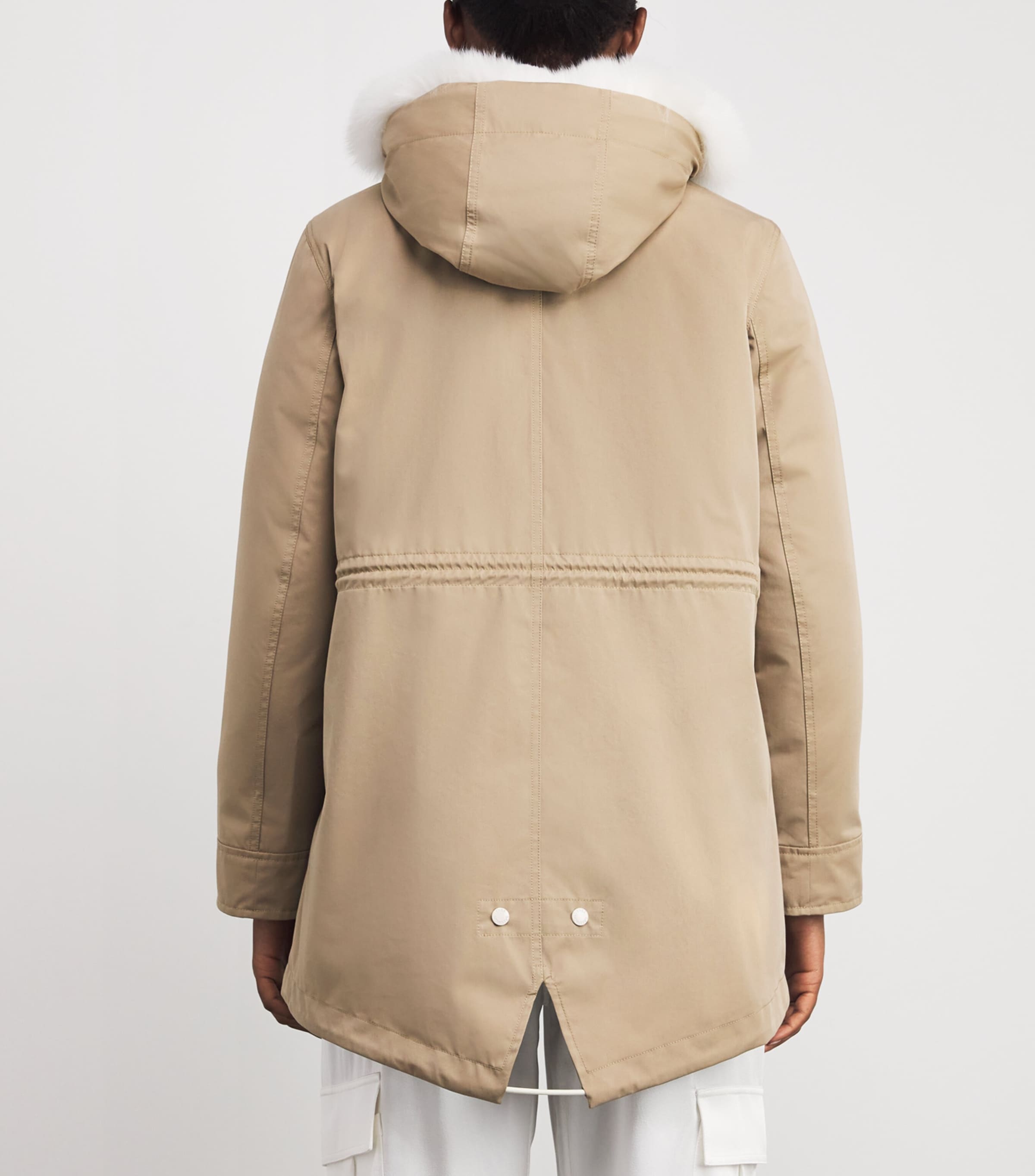 Fox-Rabbit Blended-Cotton Parka (72cm) B3226 Image 4