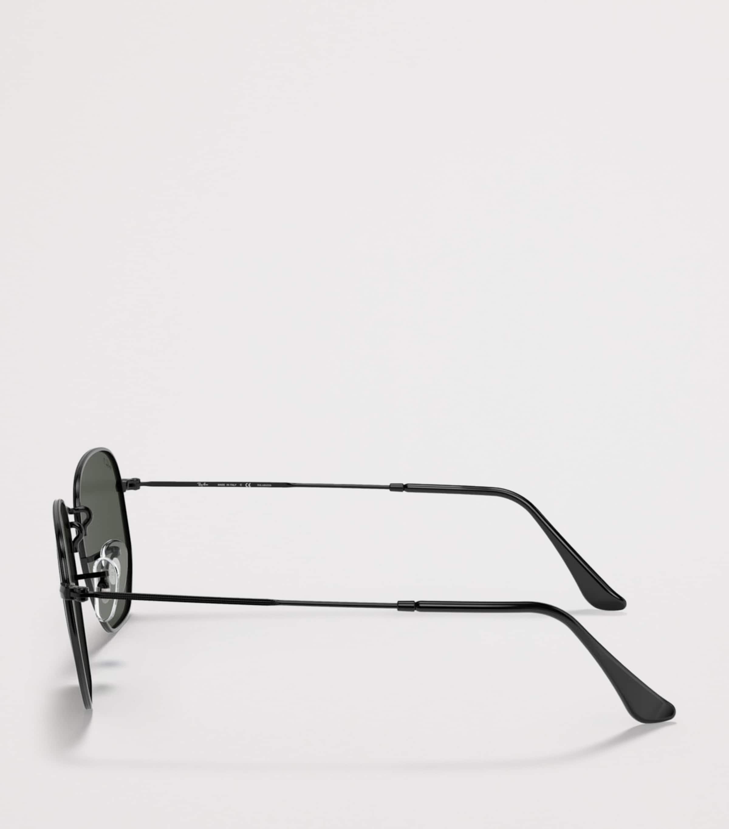 Ray-Ban Metal Hexagonal Irregular Sunglasses Black Image 2