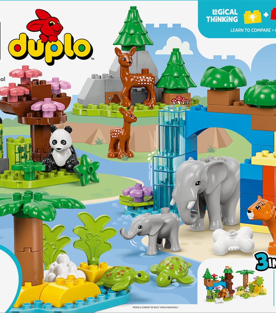 DUPLO 3 In 1 Wild Animal Families Toy 10446 MULTI Image 4