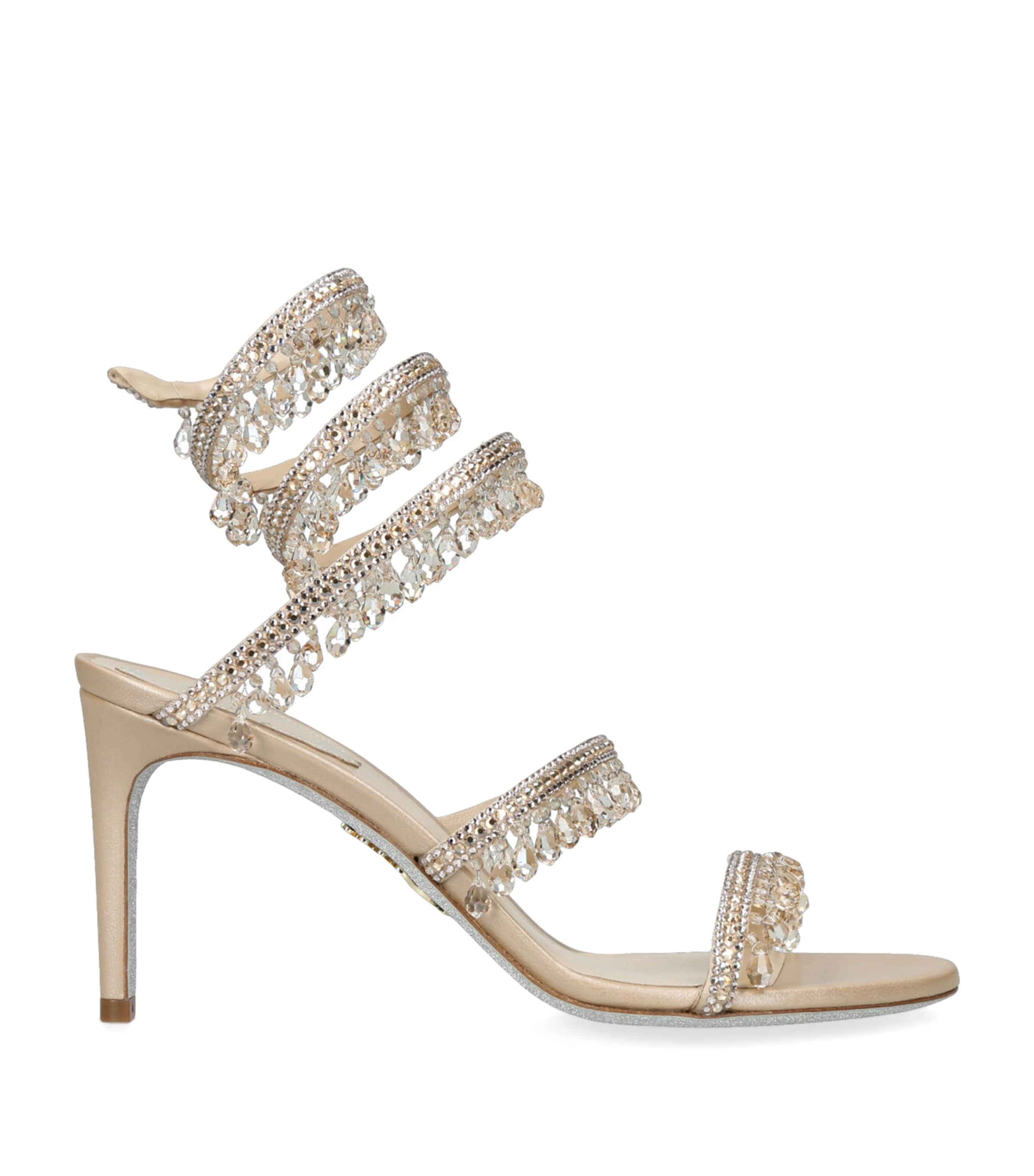 René Caovilla Leather Chandelier Sandals 80 | Harrods UK