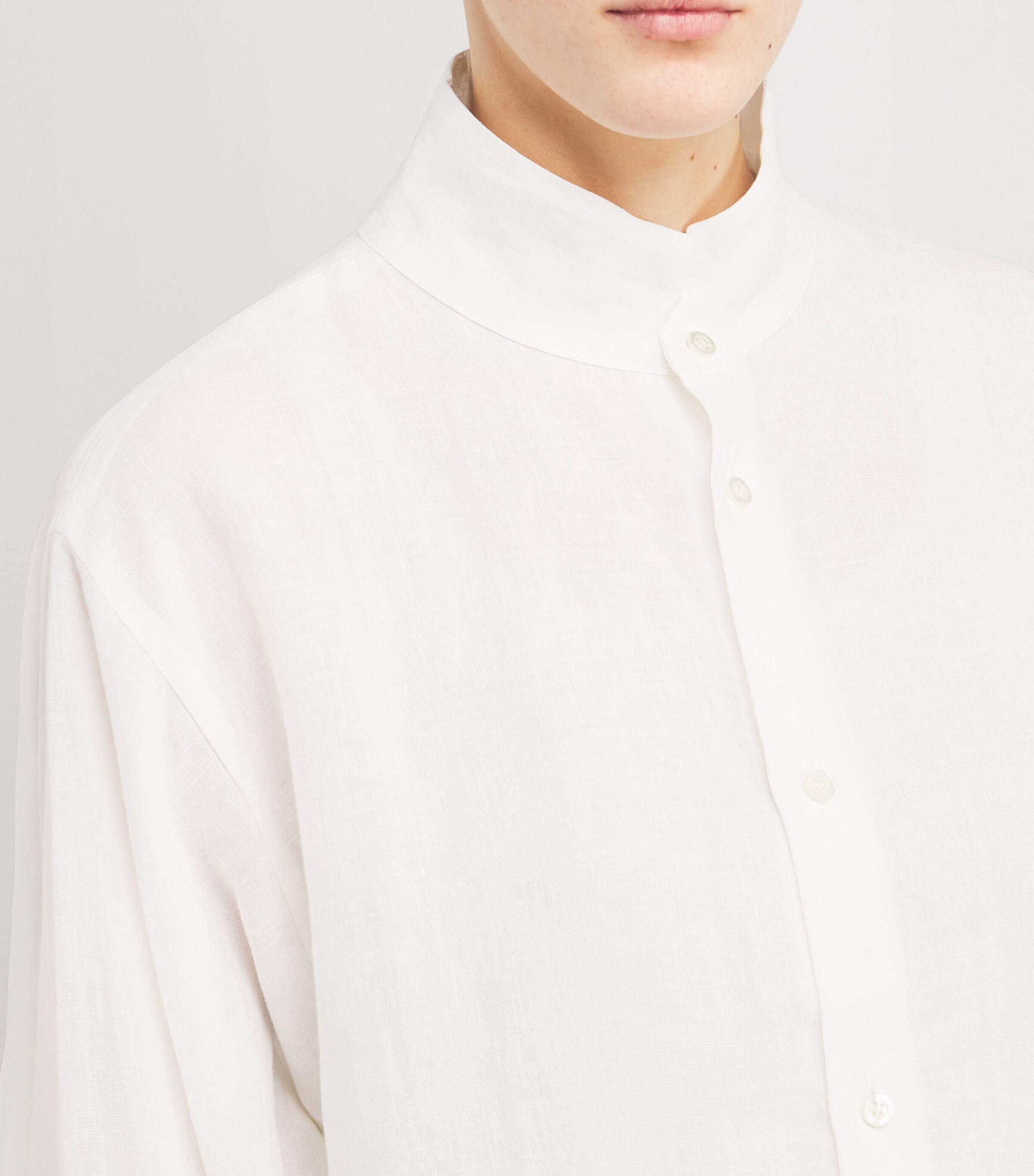 eskandar シャツ Eskandar Linen Caucasus Shirt | Harrods US