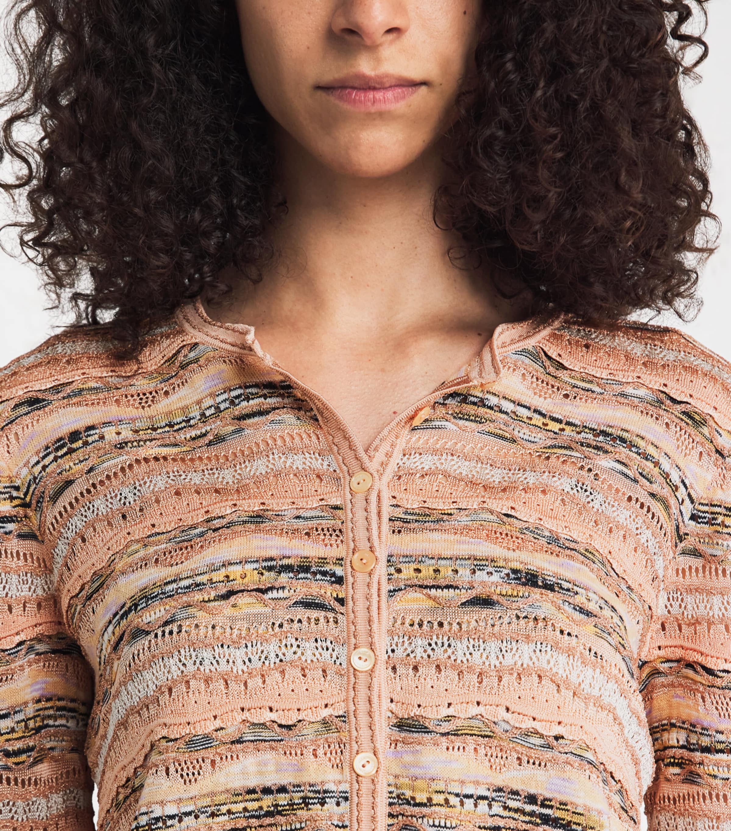 Ulla Johnson Womens Knitted Mia Cardigan Hibiscus Image 3