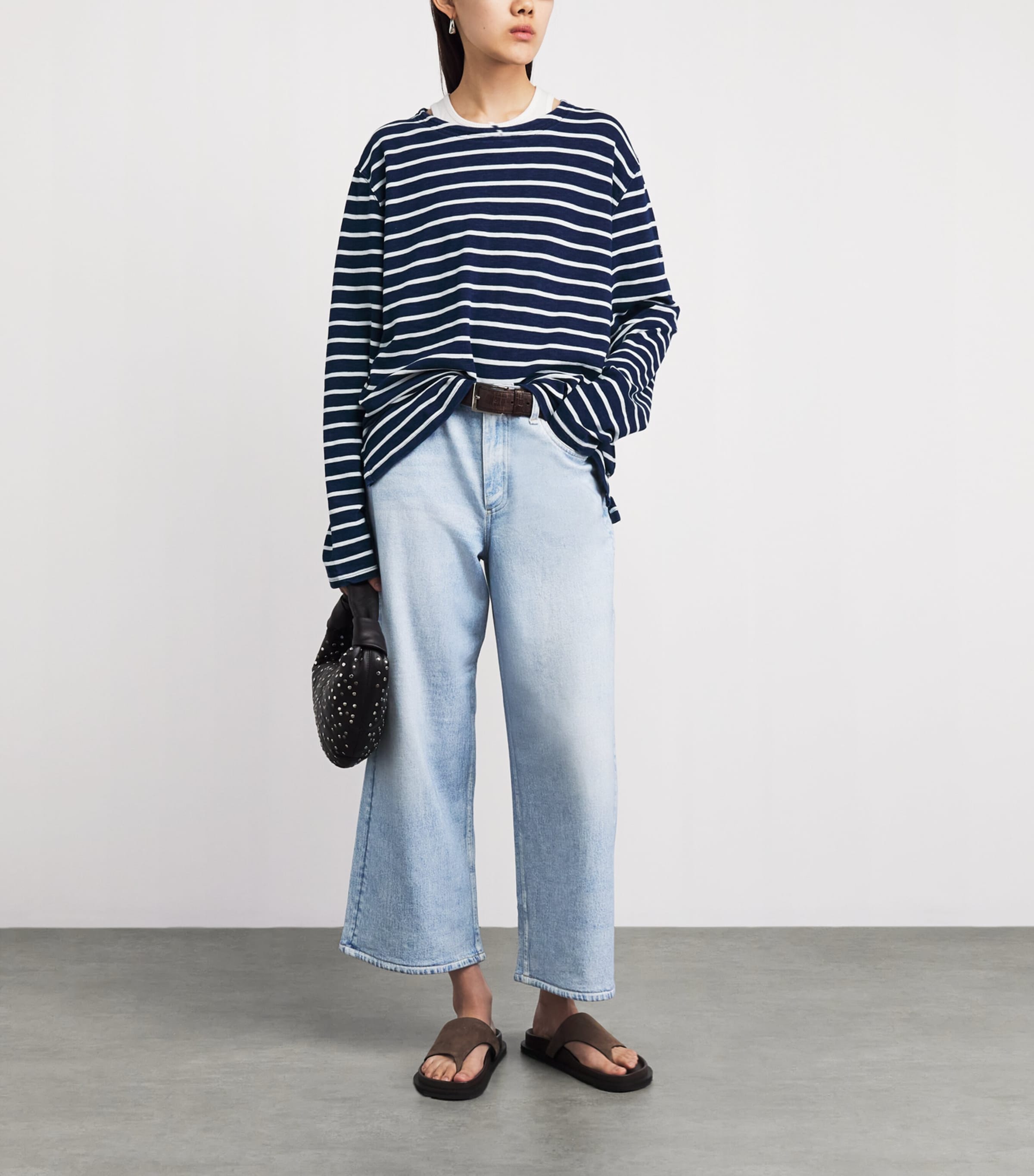 Rag & Bone Womens Miramar Sofie Wide-Leg Jeans Aria Image 2