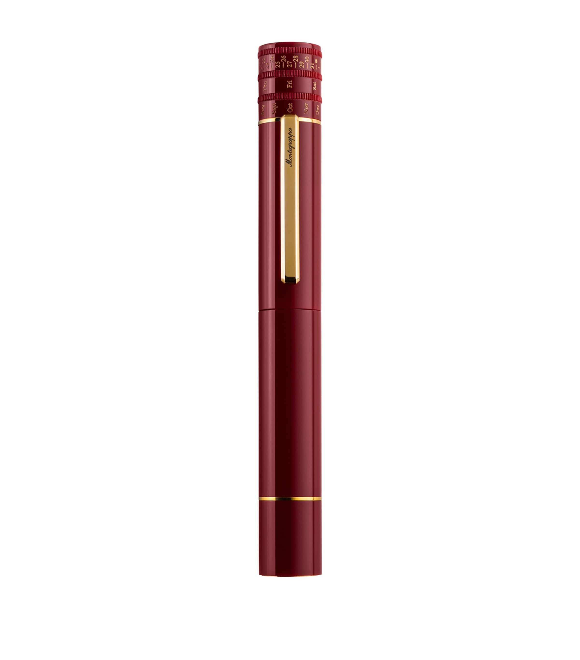 Montegrappa Gold-Trim Anytime Supremo Fountain Pen Bordeaux Image 1
