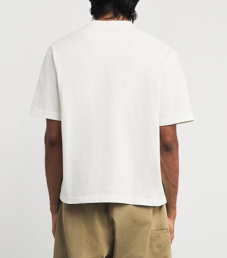 Cotton Logo T-Shirt V0093 Image 4
