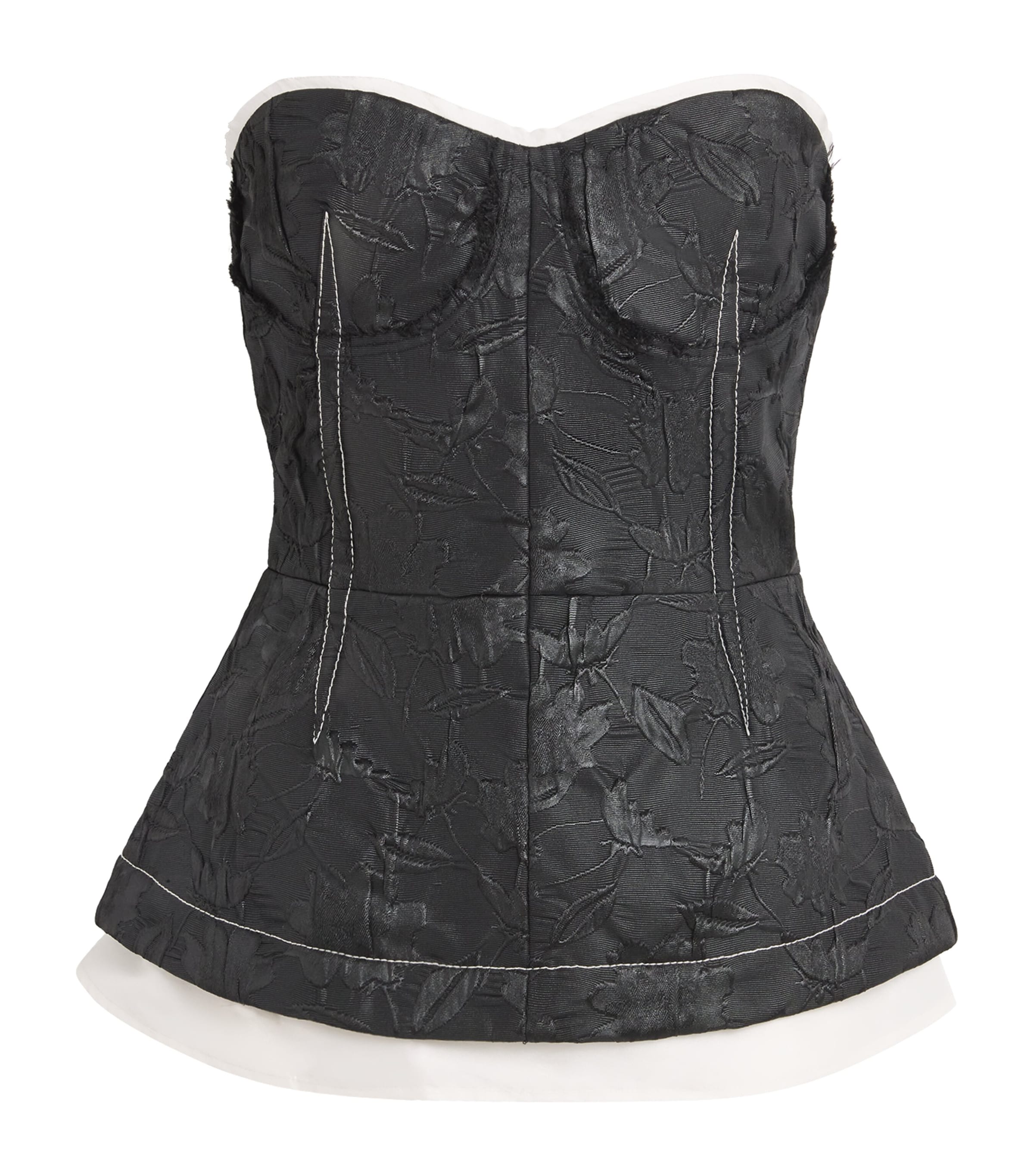 Simkhai Zander Bustier Top In Black