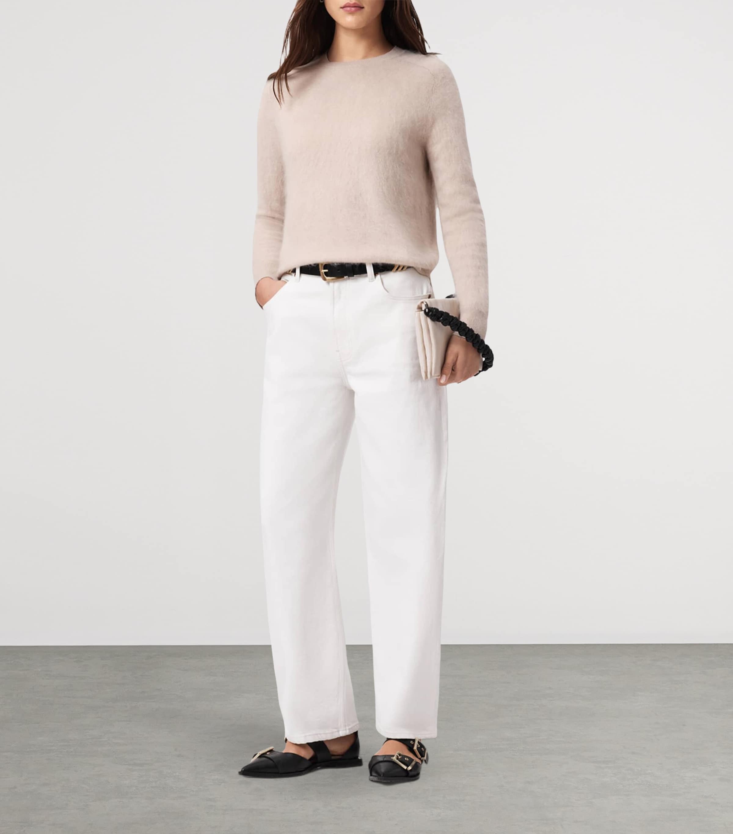 Cashmere Rebel Sweater BARLEY WHITE Image 3