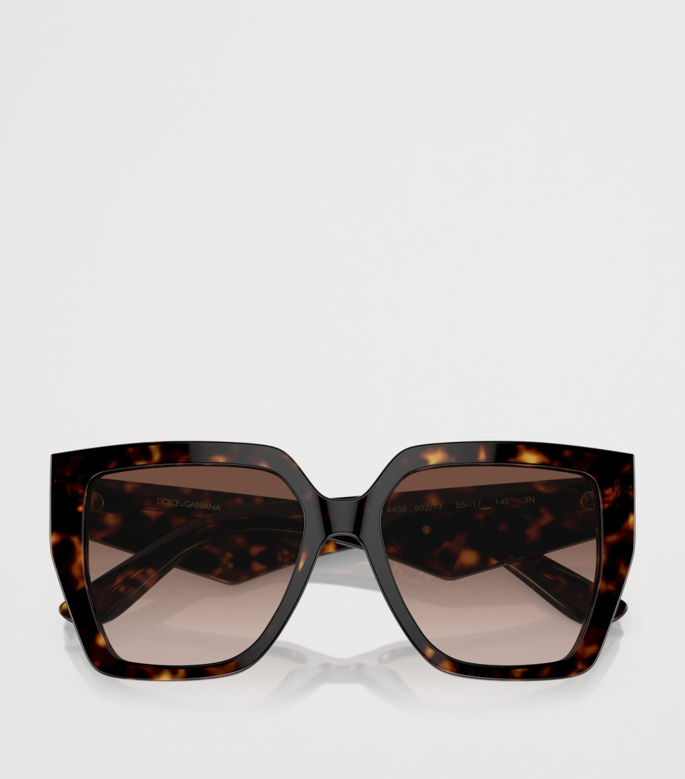 Dolce&Gabbana Tortoiseshell Oversized Square Sunglasses Brown Image 5