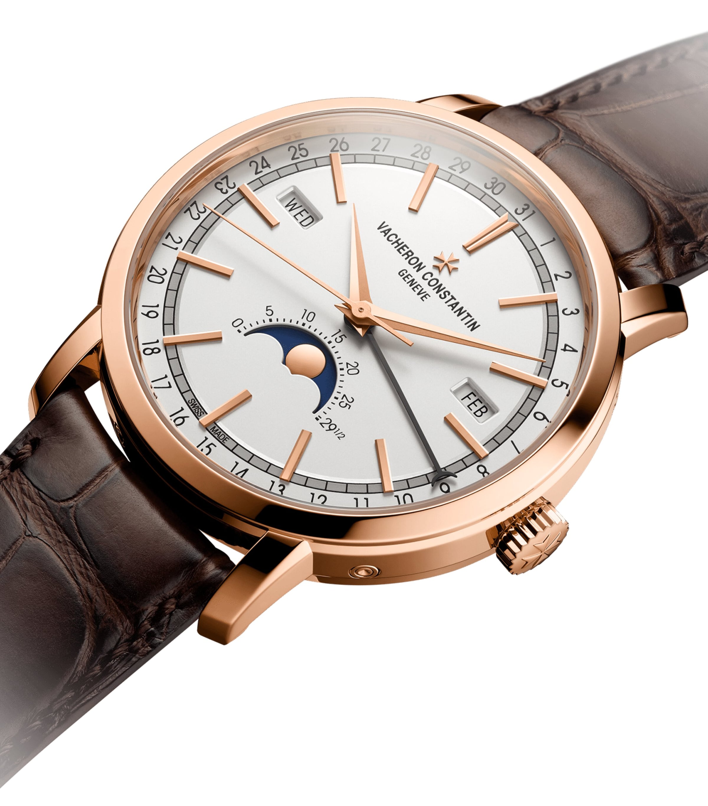 Rose Gold Traditionnelle Complete Calendar Watch 41mm RED GOLD Image 4