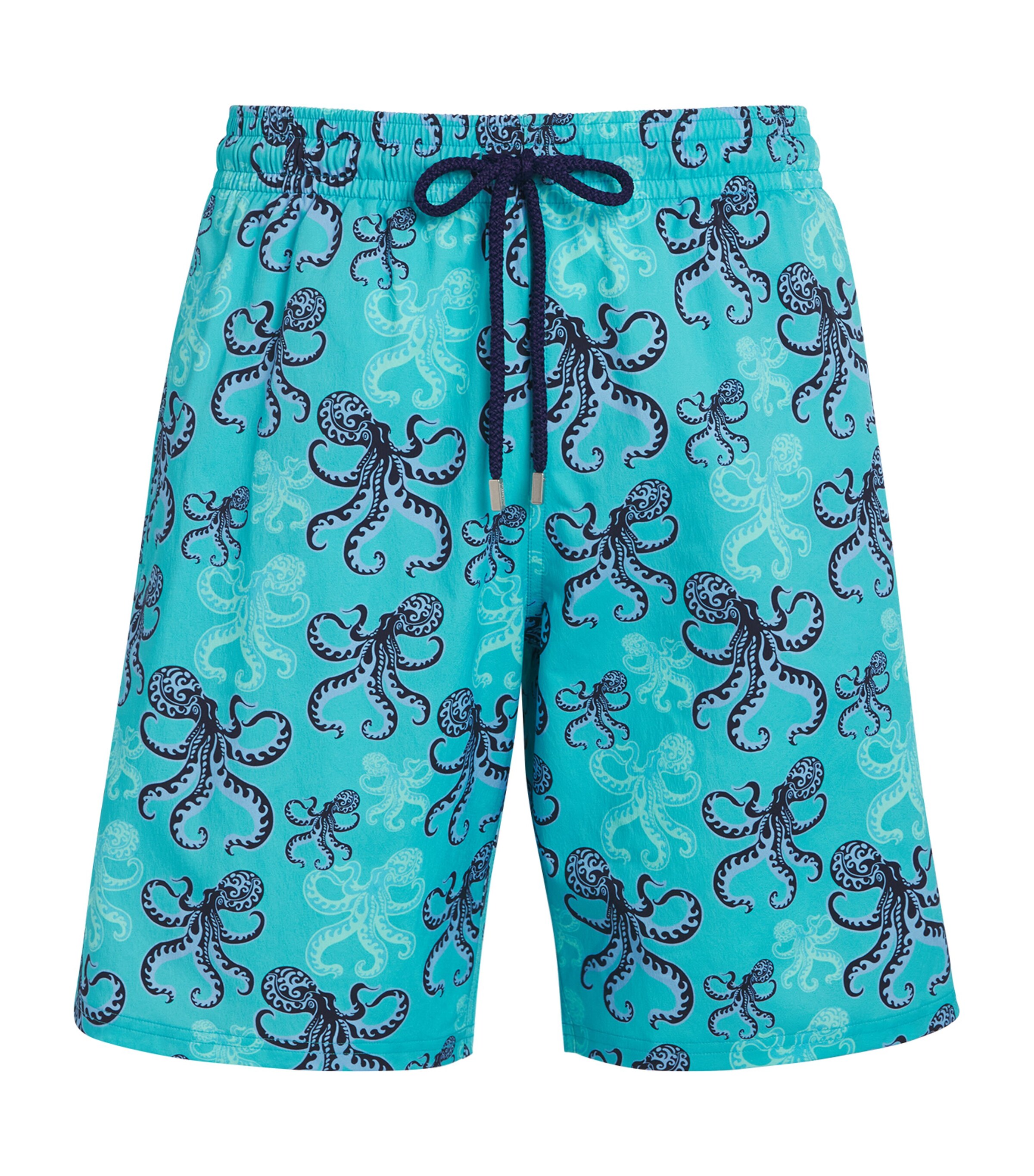 Vilebrequin Blue Octopus Print Okorise Swim Shorts Harrods UK