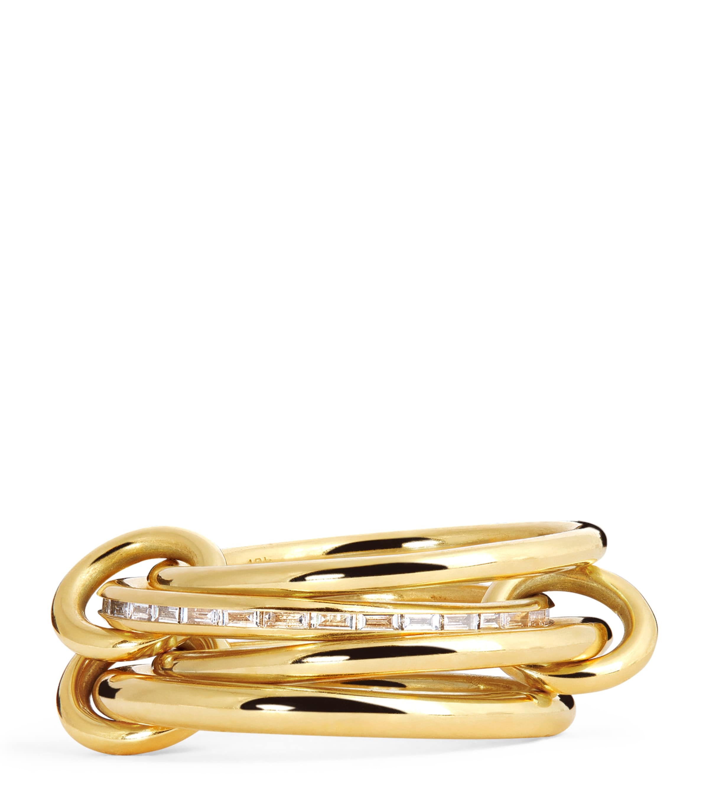 Spinelli Kilcollin Yellow Gold And Diamond Kira Ring In Gold