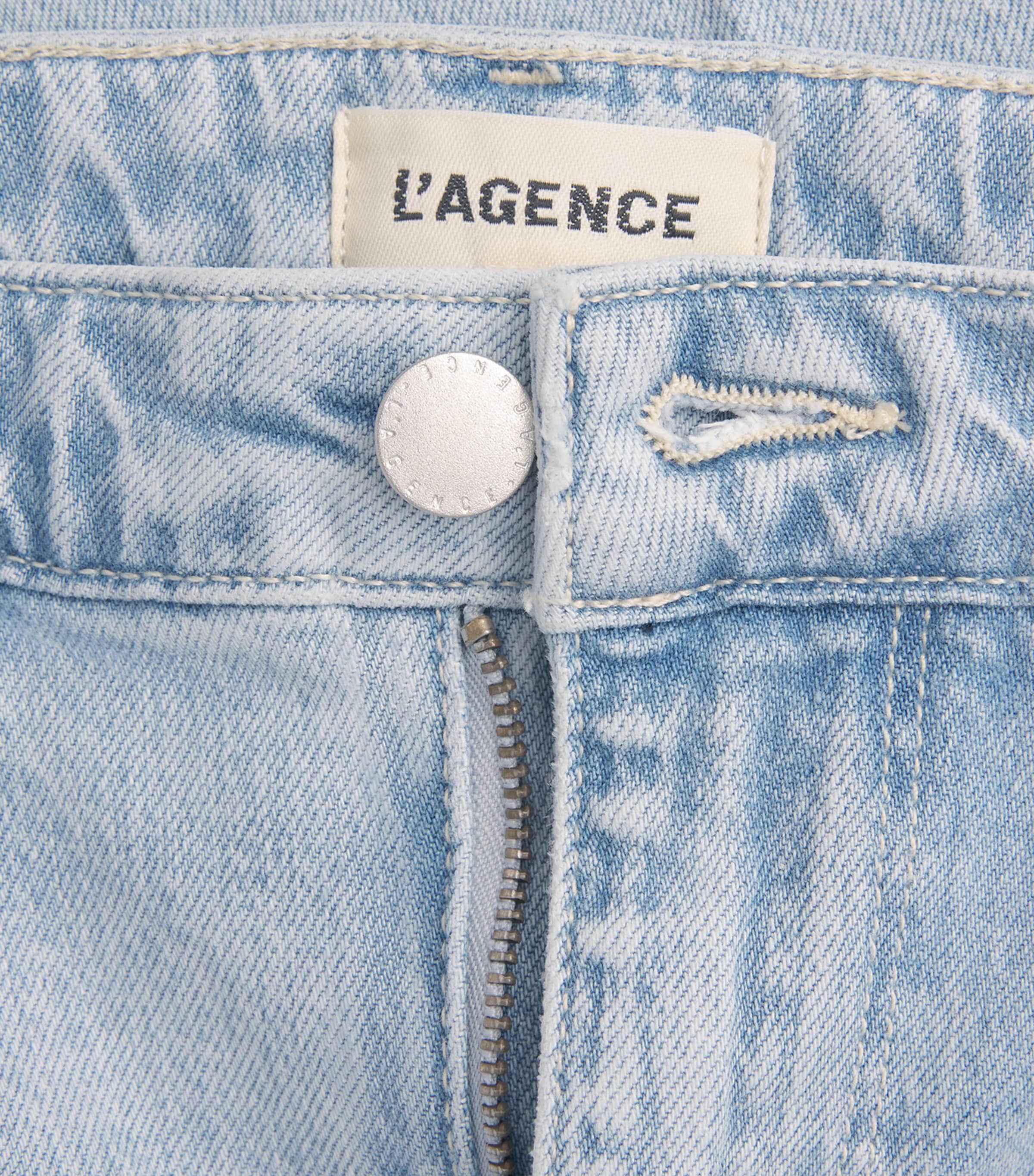 L'Agence Womens Tati Cropped Micro Bootcut Jeans Cabo Cabo Image 6