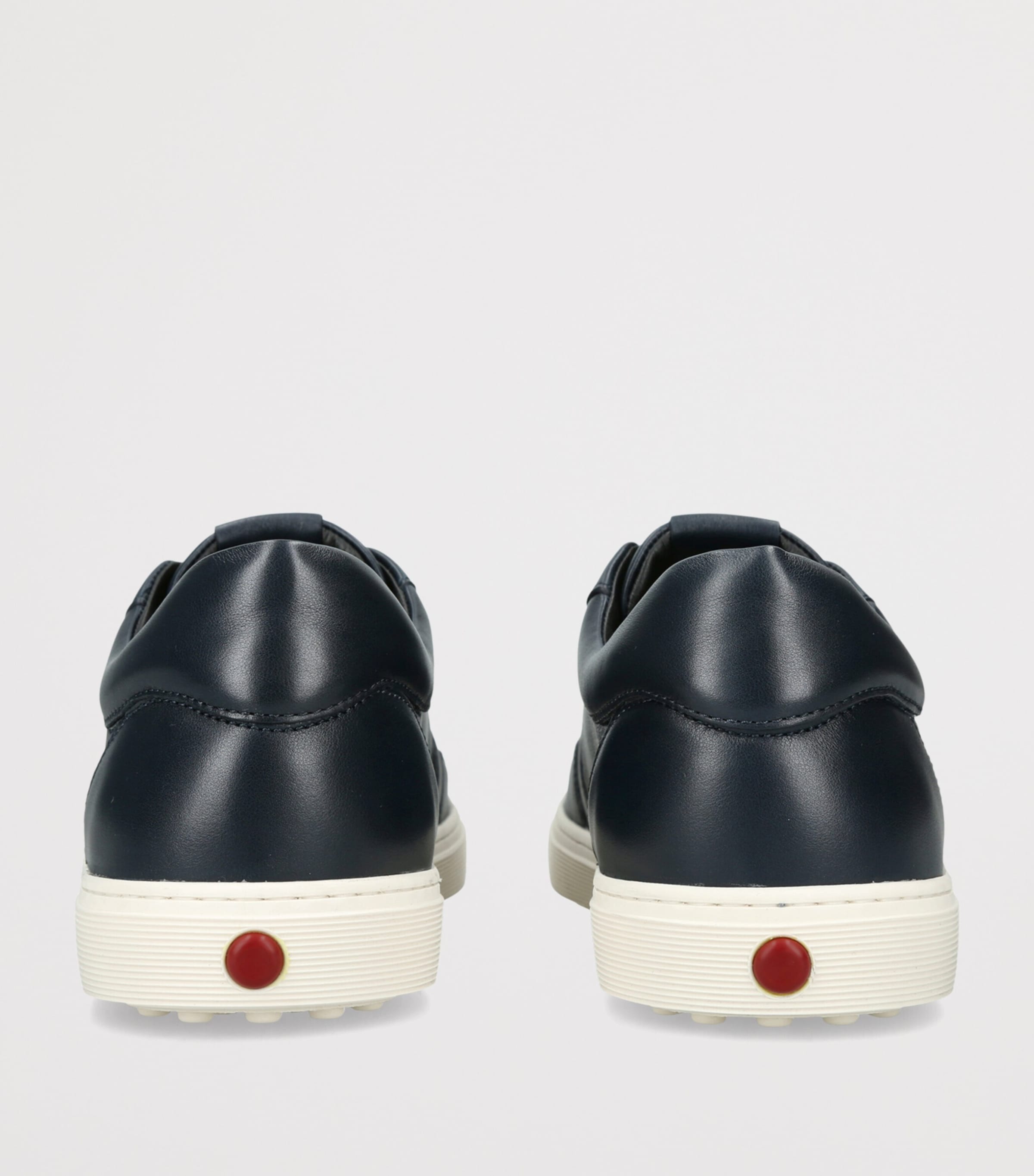 Tod's Leather Elastic Cassetta Sneakers Navy Image 4
