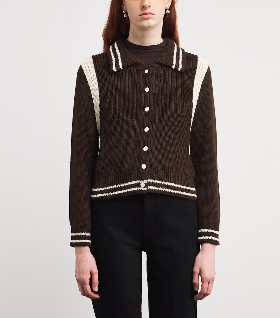 Alpaca Little Raquette Cardigan LITTLE LEAGUE LLE Image 3