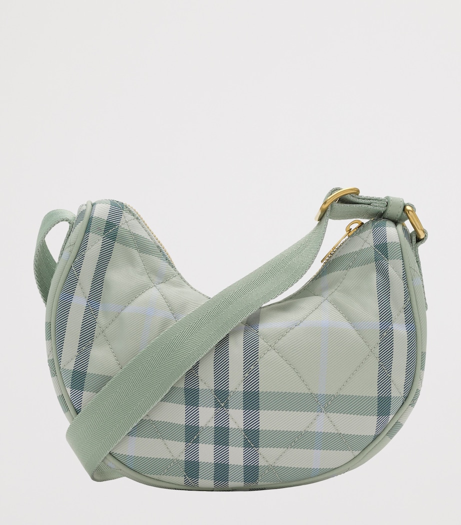 Check Horseshoe Cross-Body Bag SEAFOAM GREEN Image 3