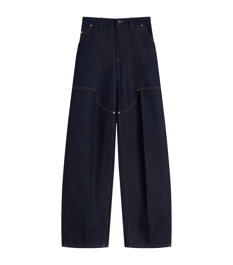 Givenchy Womens Raw Balloon Jeans Image 1