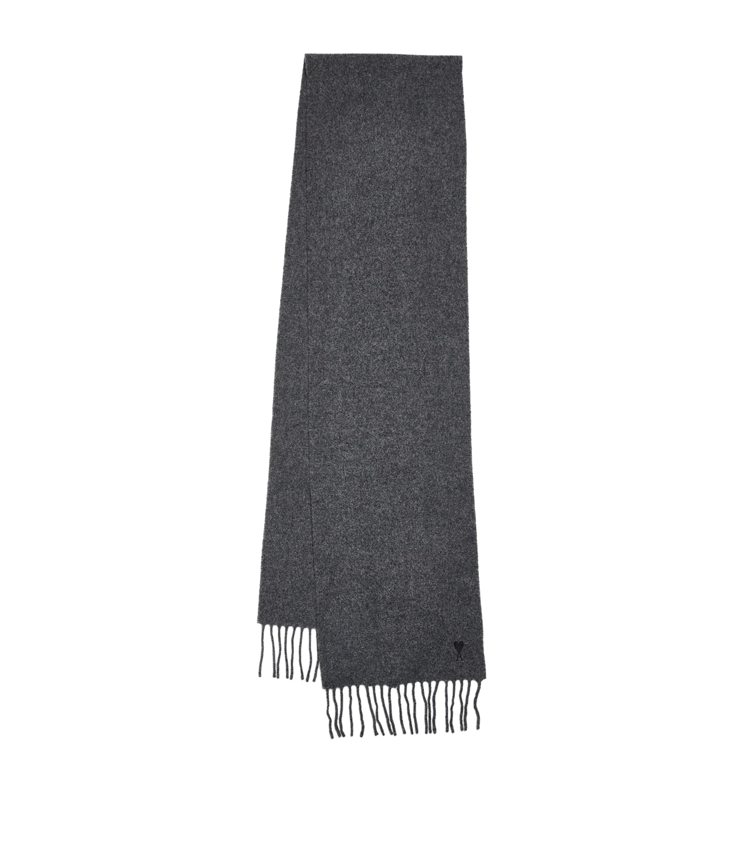 Ami Alexandre Mattiussi Ami De Coeur Scarf In Black