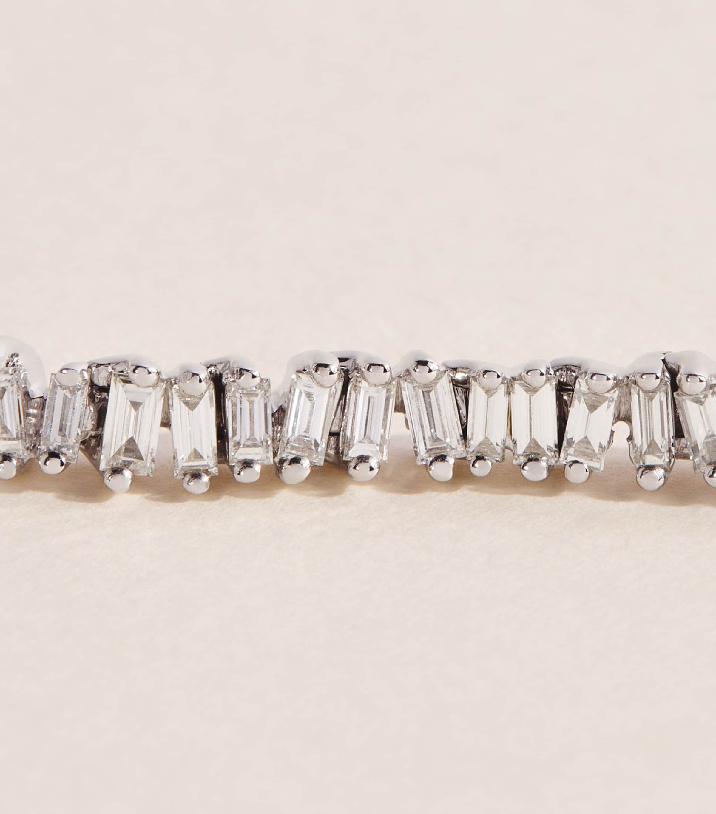 Suzanne Kalan White Gold and Diamond Classic Drop Earrings Wg/wd Image 5