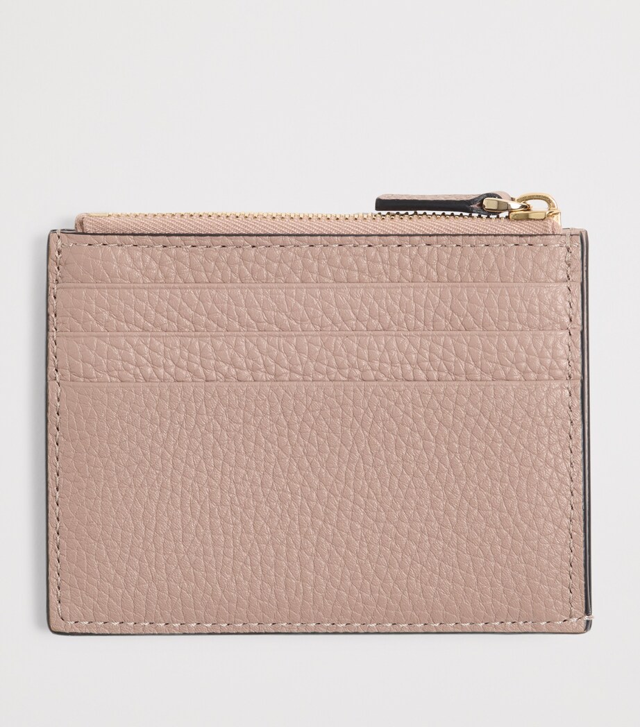 Leather Rockstud Card Holder P45 Image 4