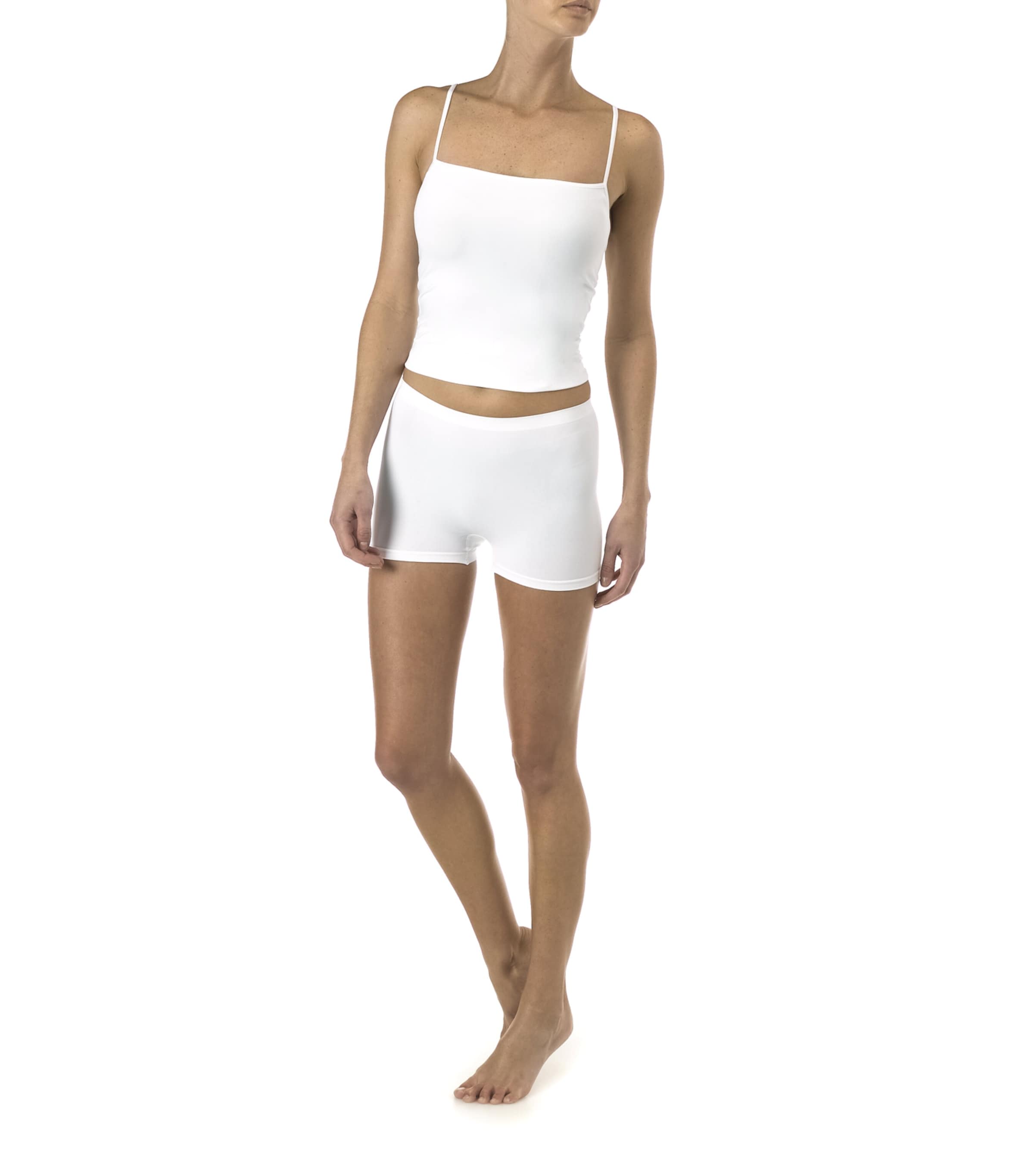 Touch Feeling Boy Leg Brief WHITE Image 2