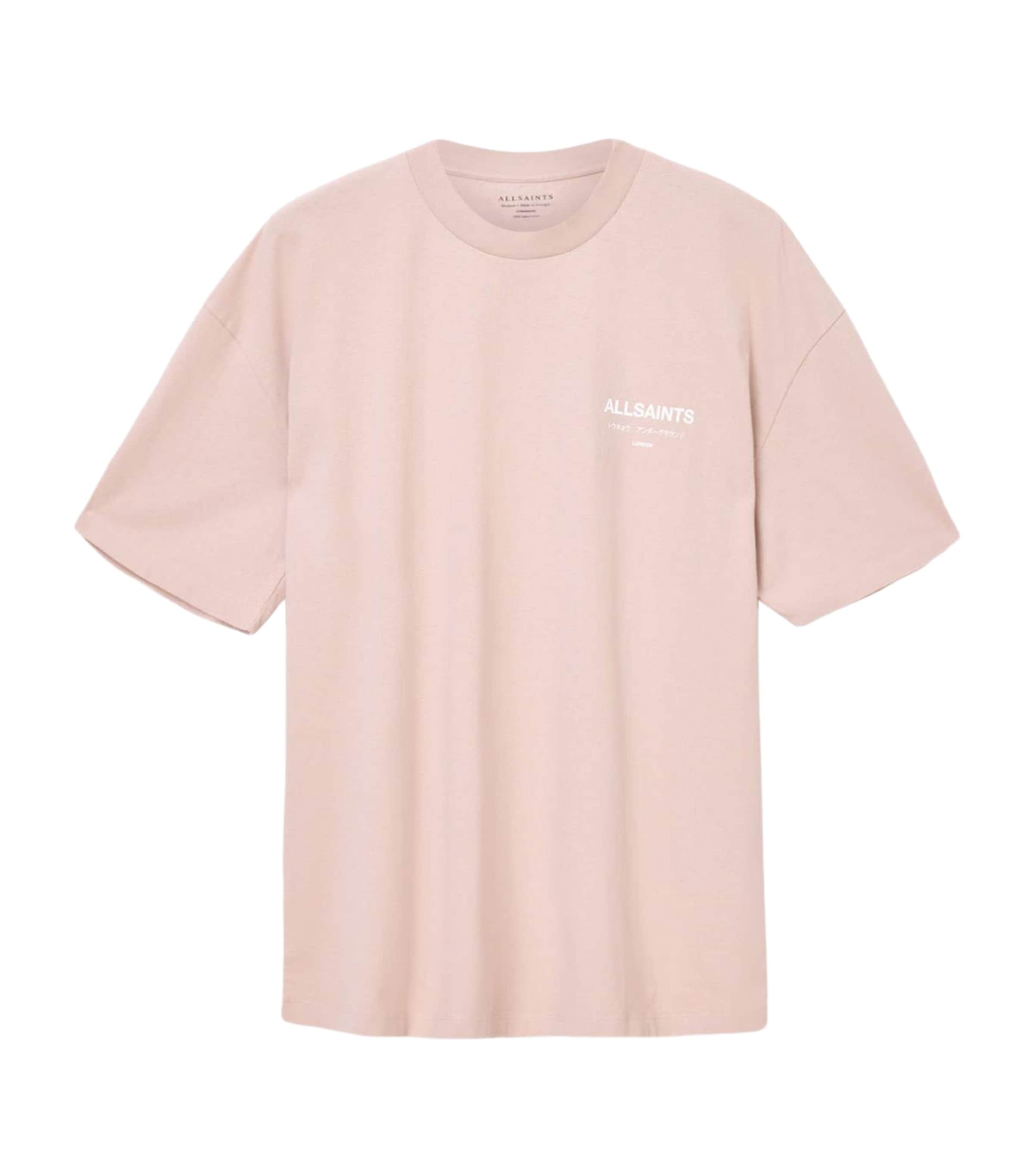 Organic Cotton Underground Print T-Shirt SOFT PINK Image 1
