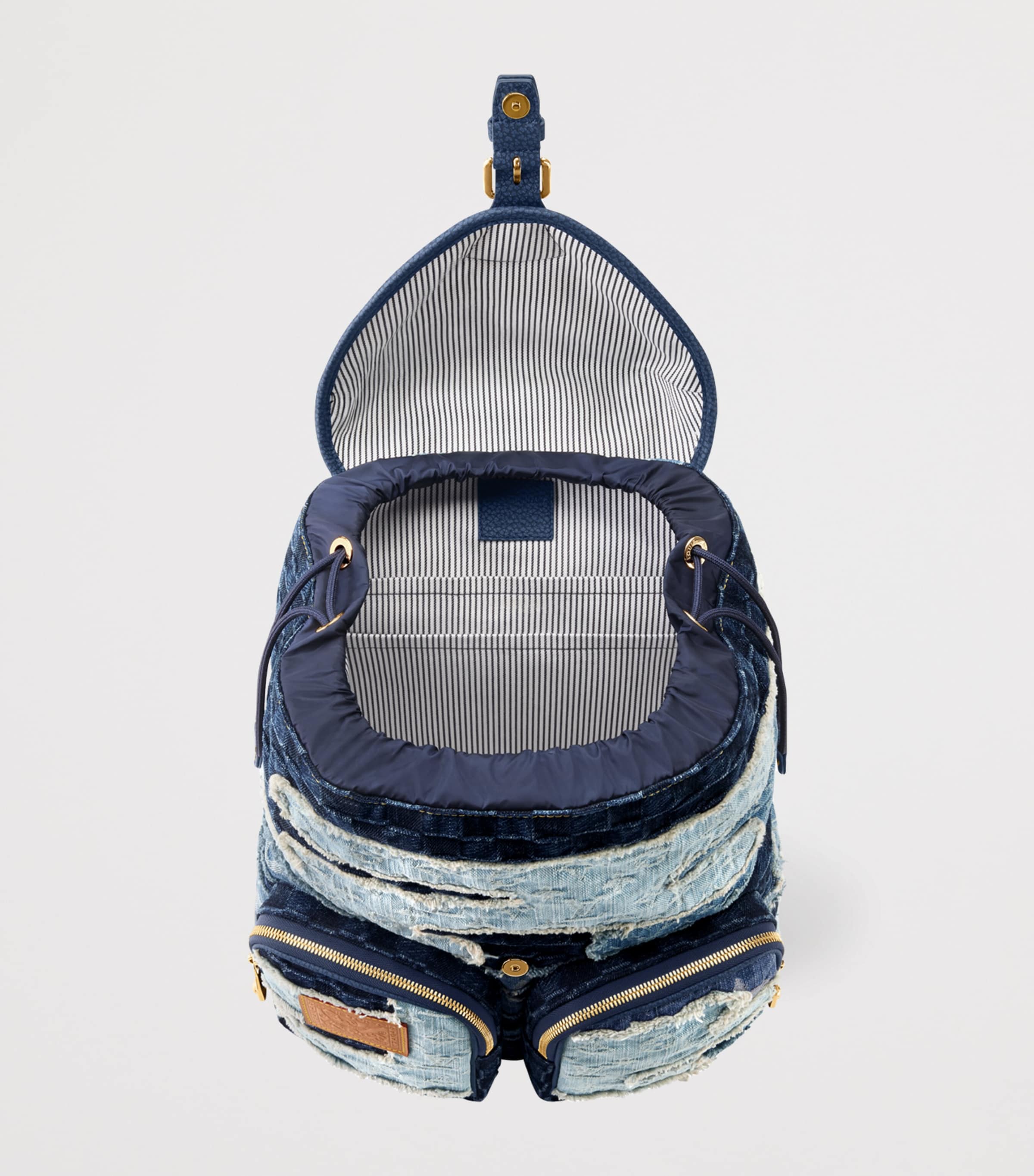 Denim Montsouris Cargo Backpack BLUE DENIM Image 3