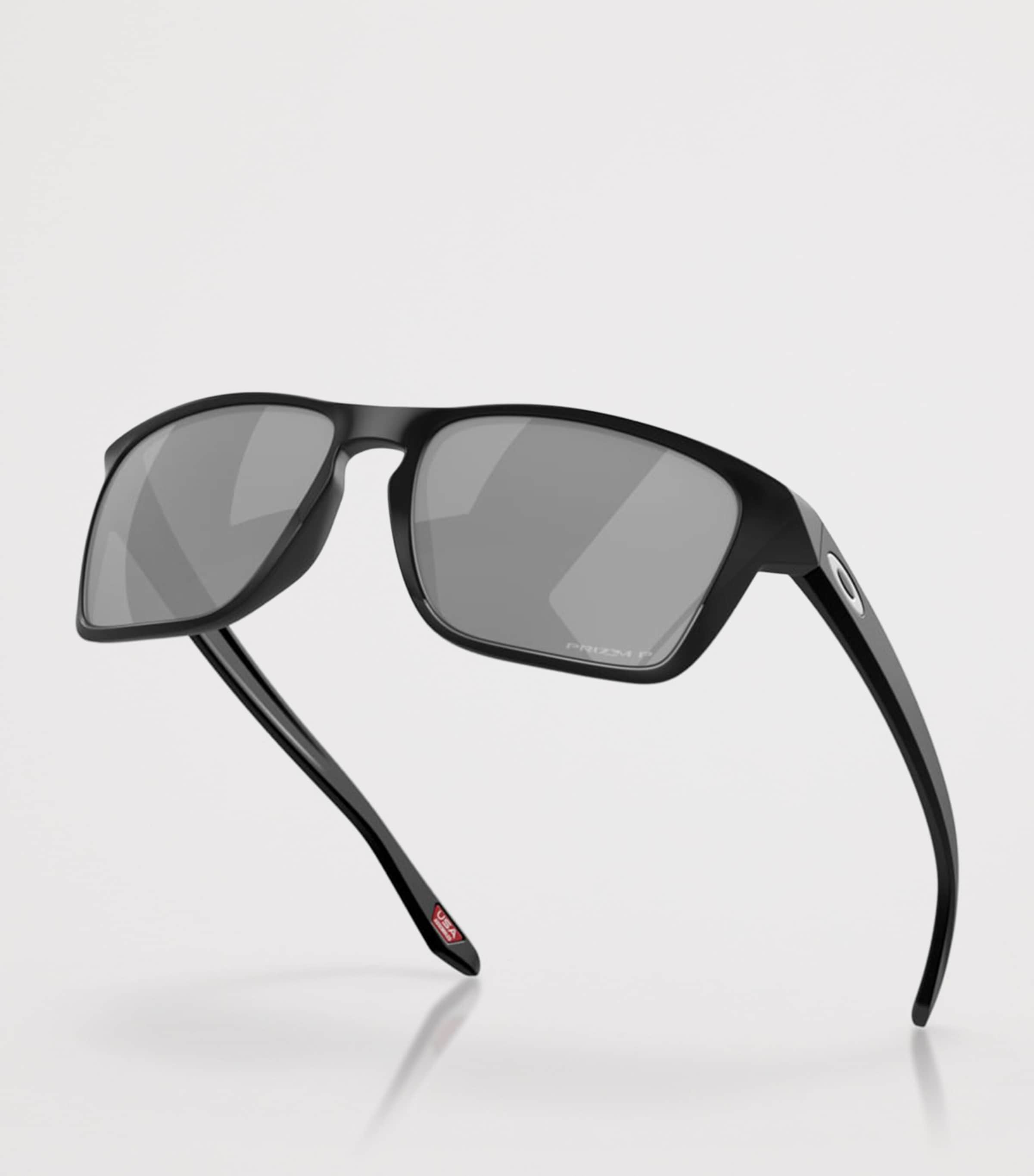 Oakley Sylas Rectangle Sunglasses Black Image 5