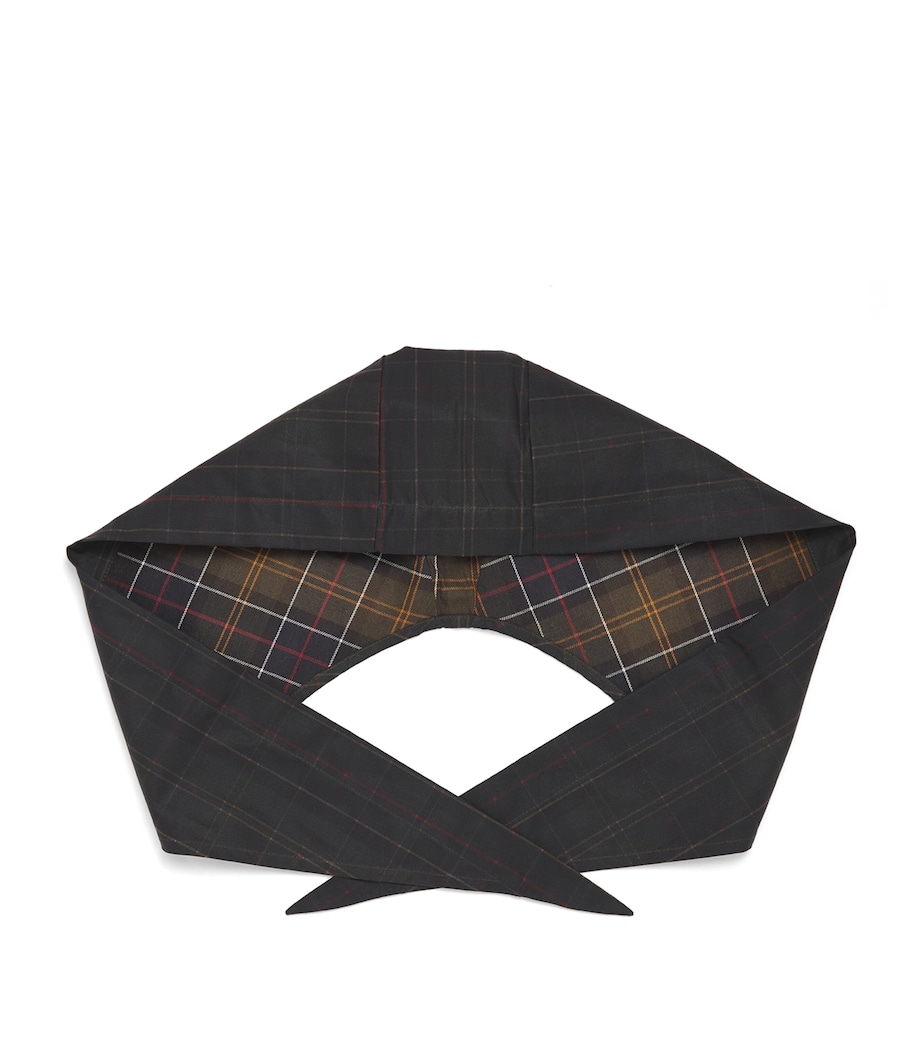Barbour Waxed Cotton Arlene Headscarf Classic Tartan Image 1