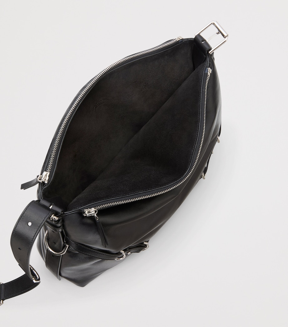 Givenchy Medium Leather Voyou Bomber Top-Handle Bag Image 6