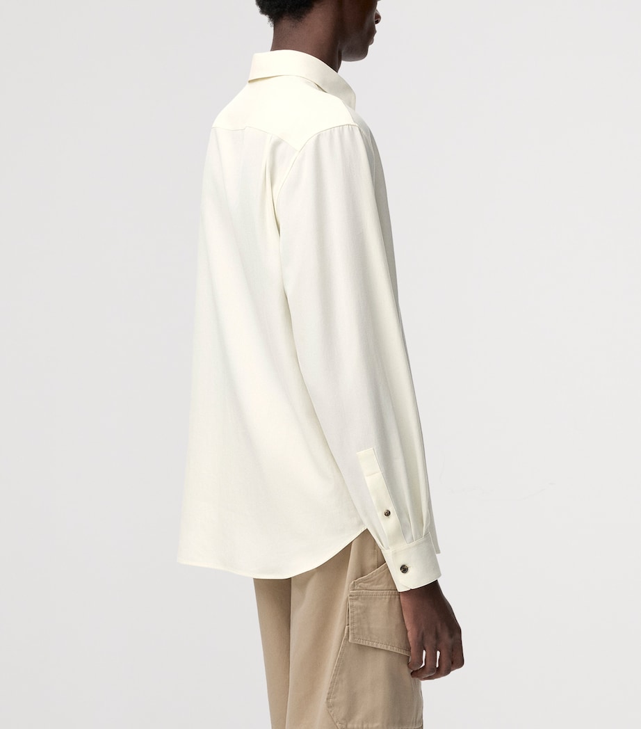 LOEWE Mens x Paula's Ibiza Anagram Shirt Ivory Image 4