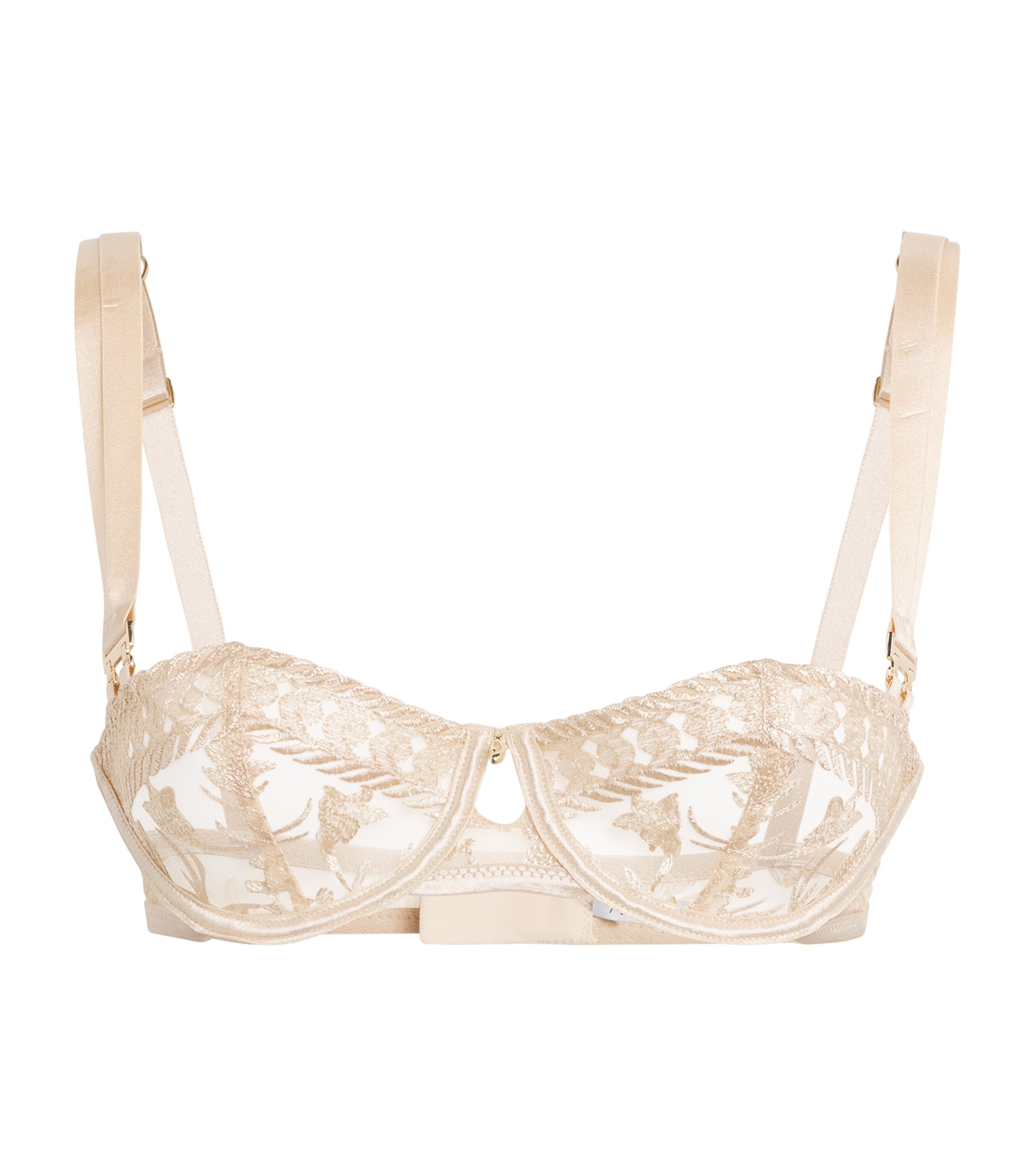 【Aubade】Losing my Mind Half cup 関税込 Aubade Women's Lovessence Half Cup Bra, White (Blanc), 30D