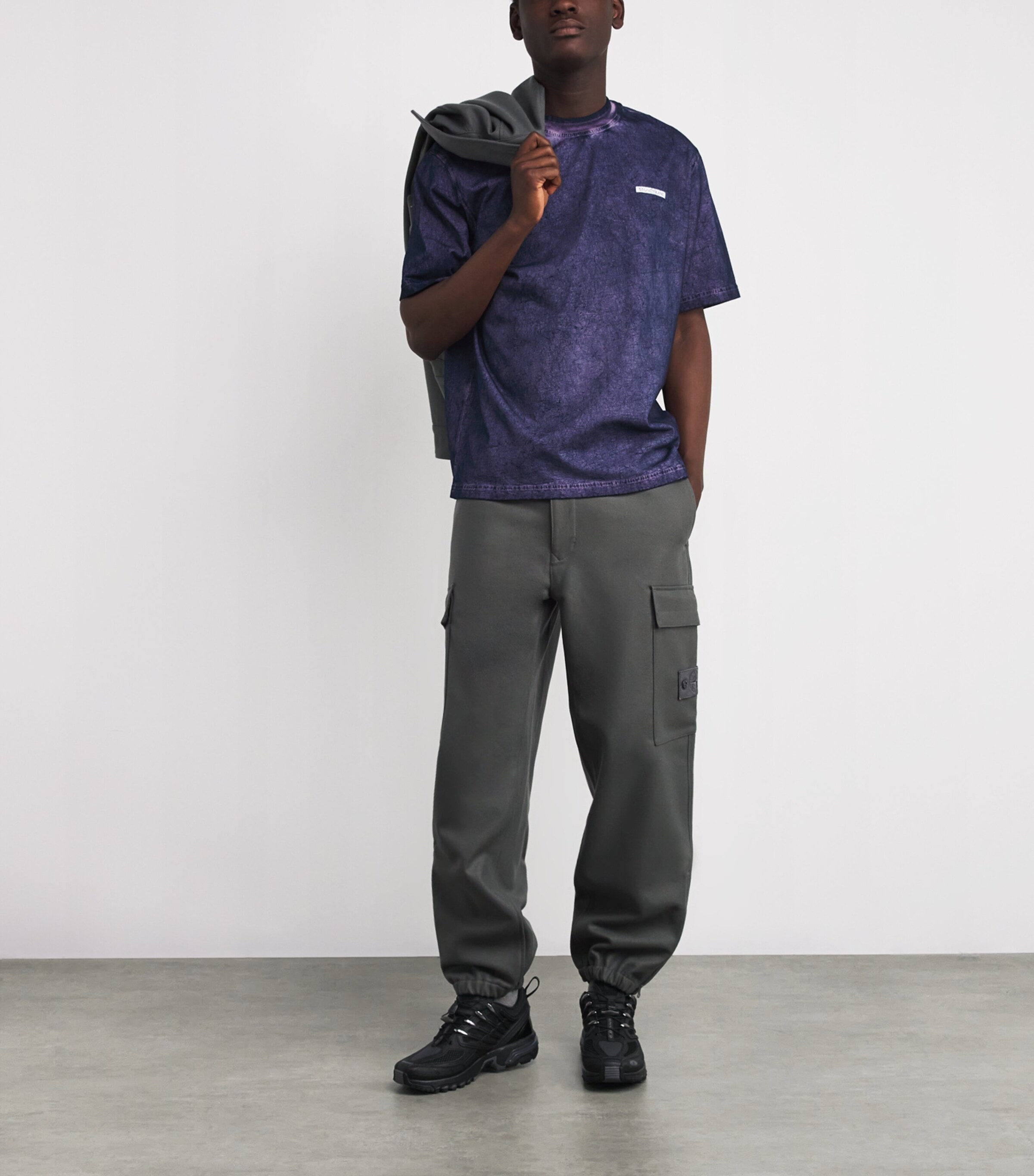 Cotton Faded Logo T-Shirt V0026 Image 2