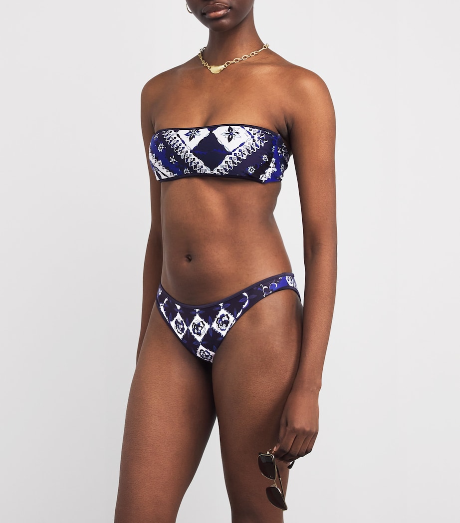 PUCCI Womens Festa Bikini Bottoms Navy Image 2