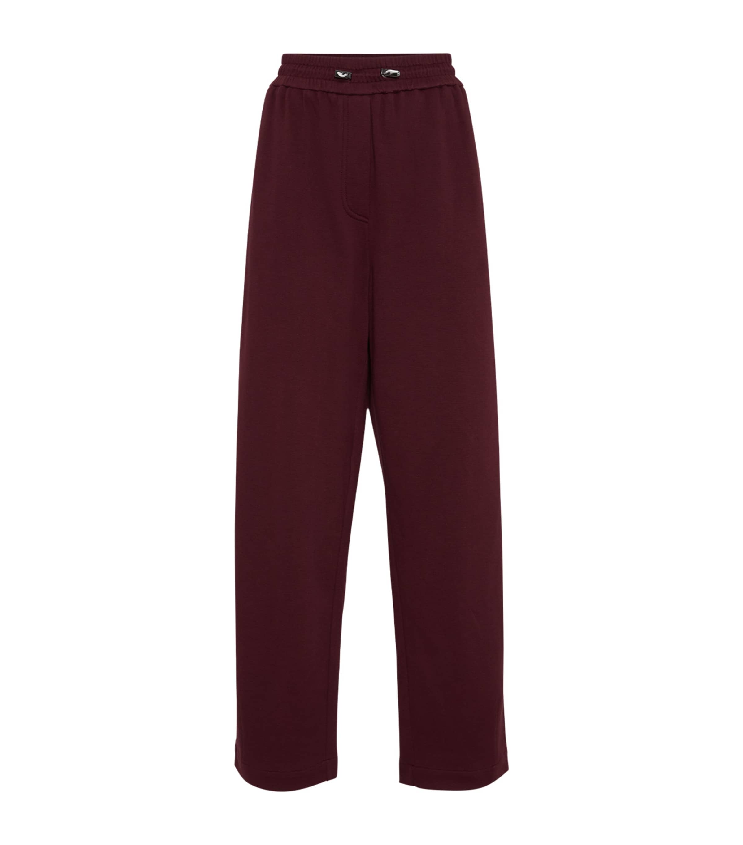 Brunello Cucinelli Elasticated-waistband Sweatpants In Brown