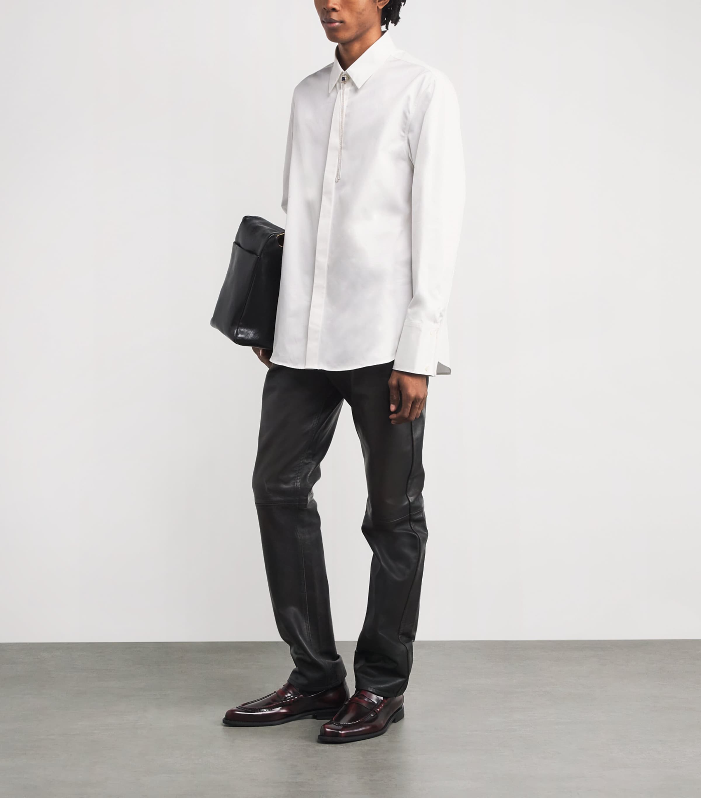 Cotton Logo Shirt SALT WHITE Image 2