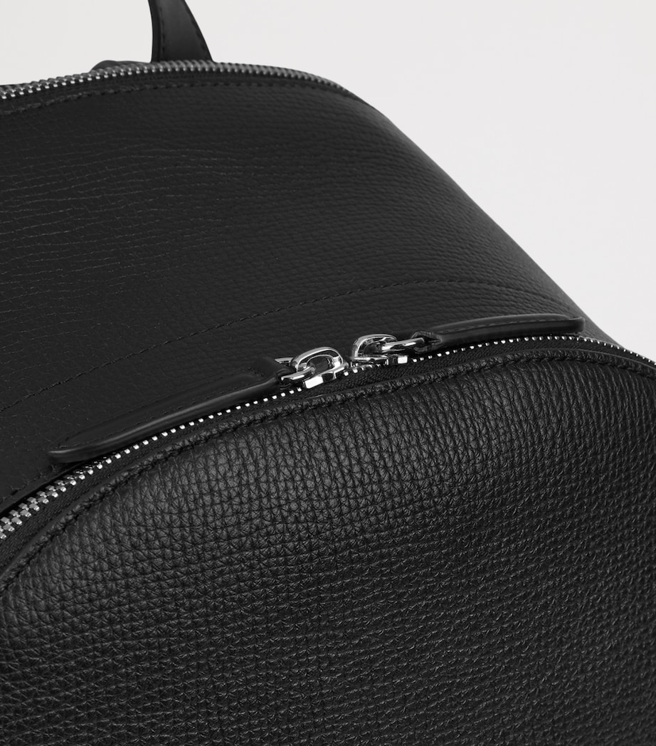 Smythson Leather Ludlow Backpack Black Image 5