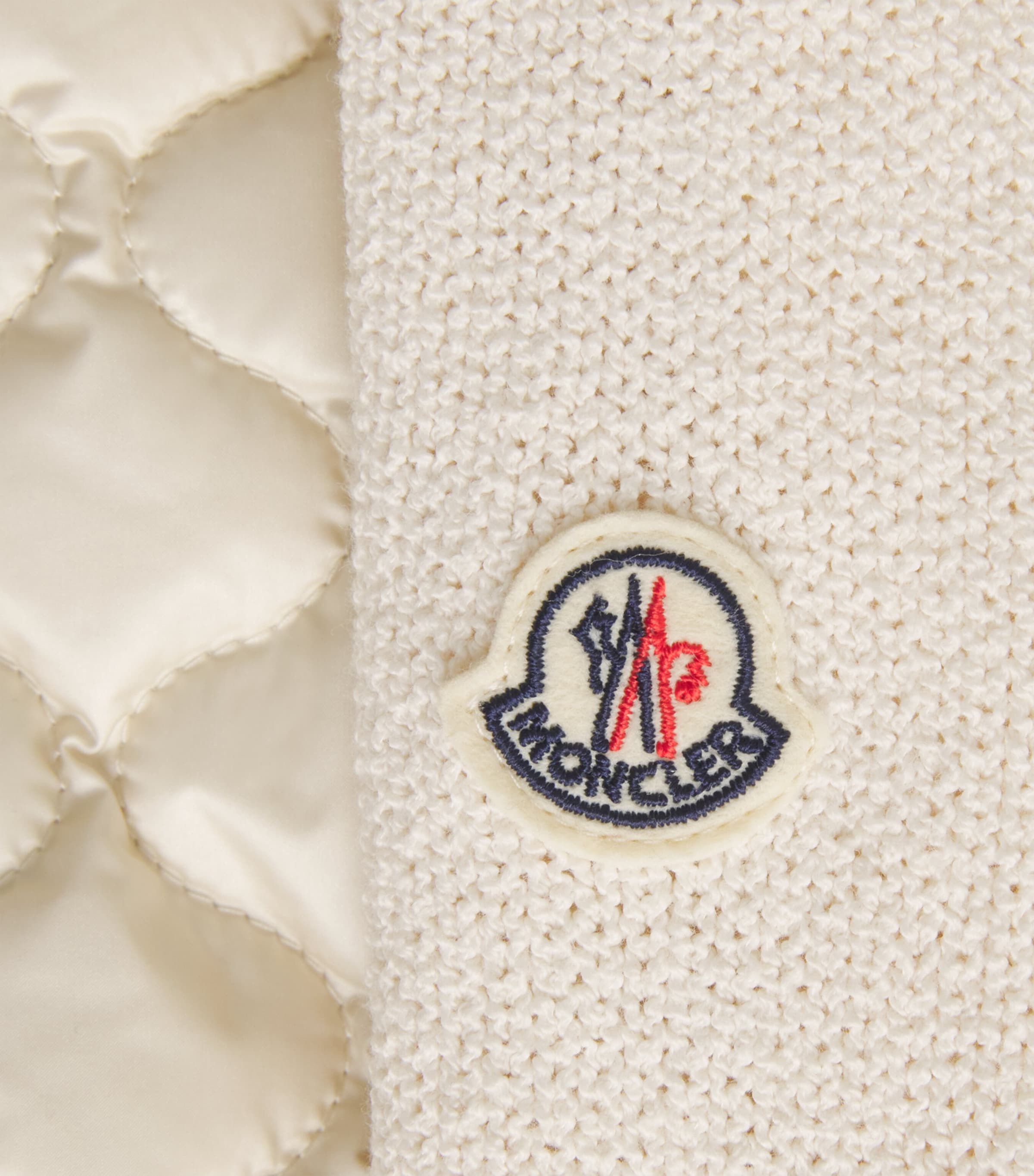 Moncler Womens Quilted Down Cardigan Image 6